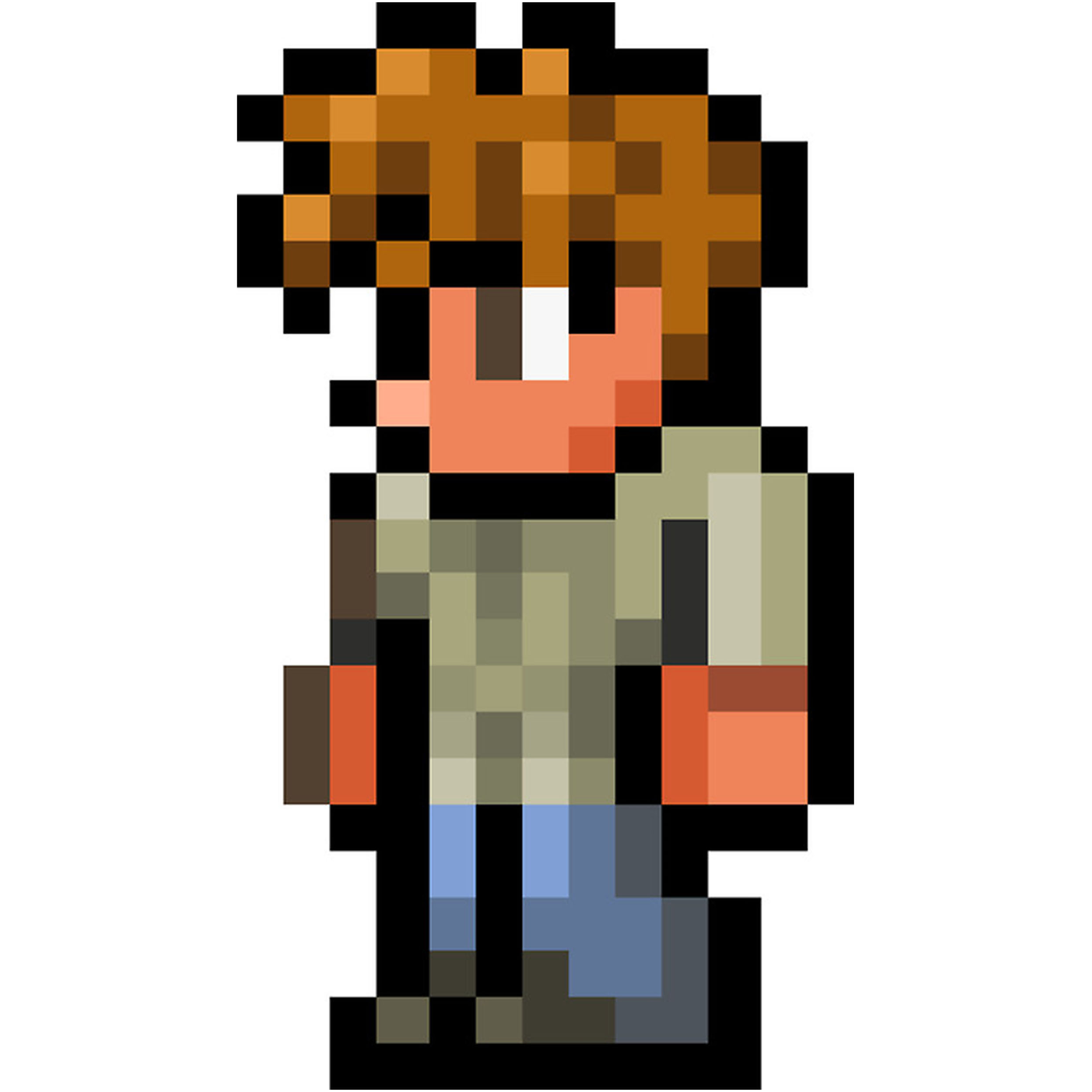 Caps Pixel Art Minecraft Steve Backpack 58