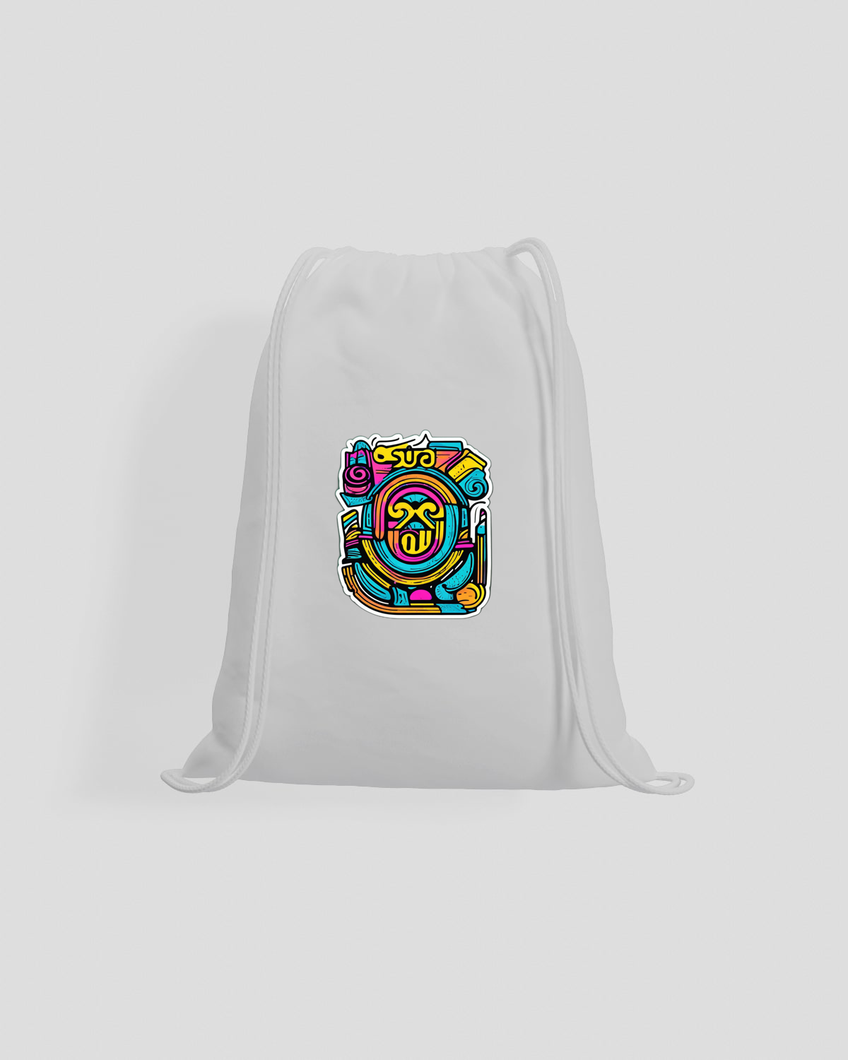 Borsa a cordoncino con orologio e attrezzi