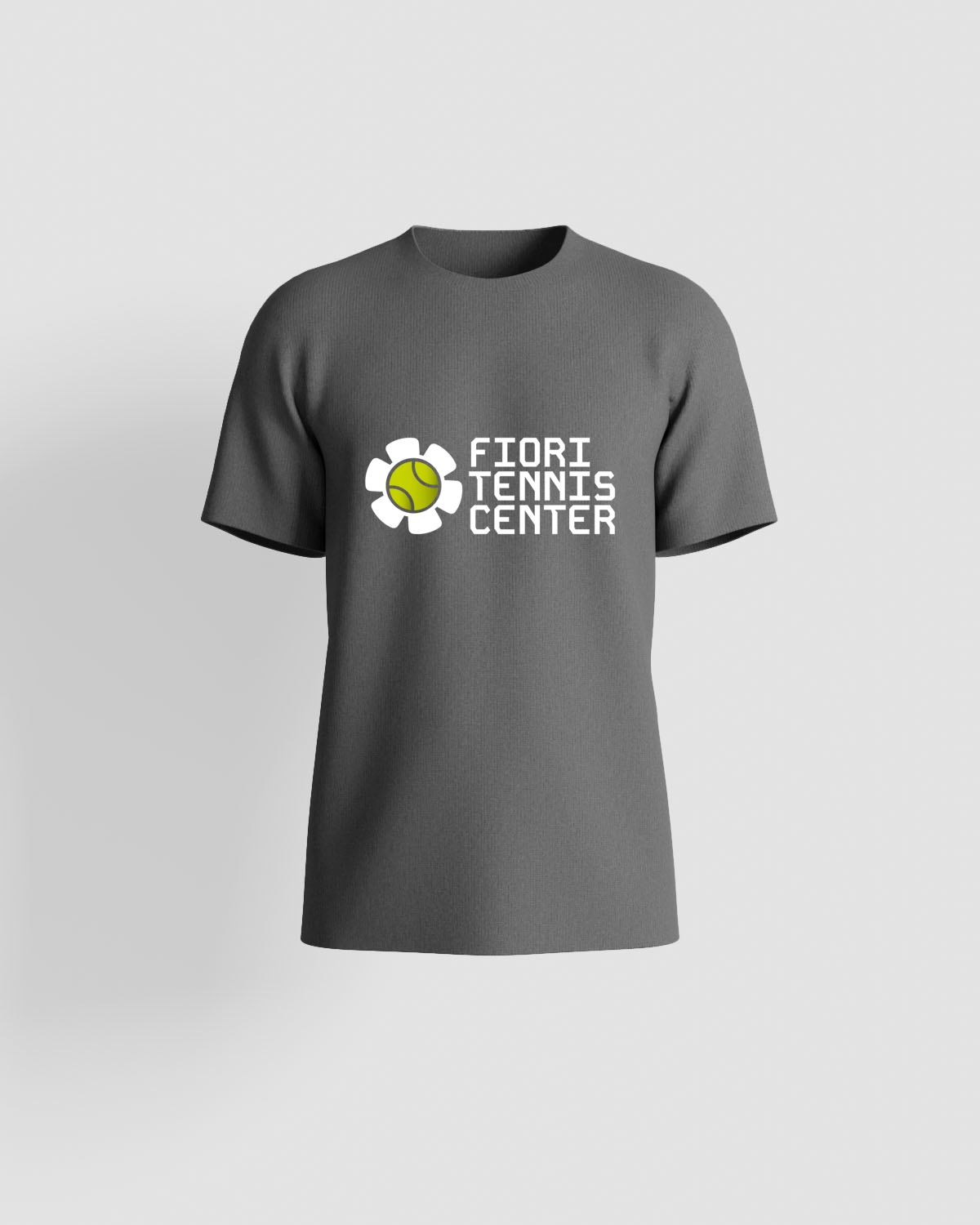 T‑shirt premium con logo pallone da tennis nero