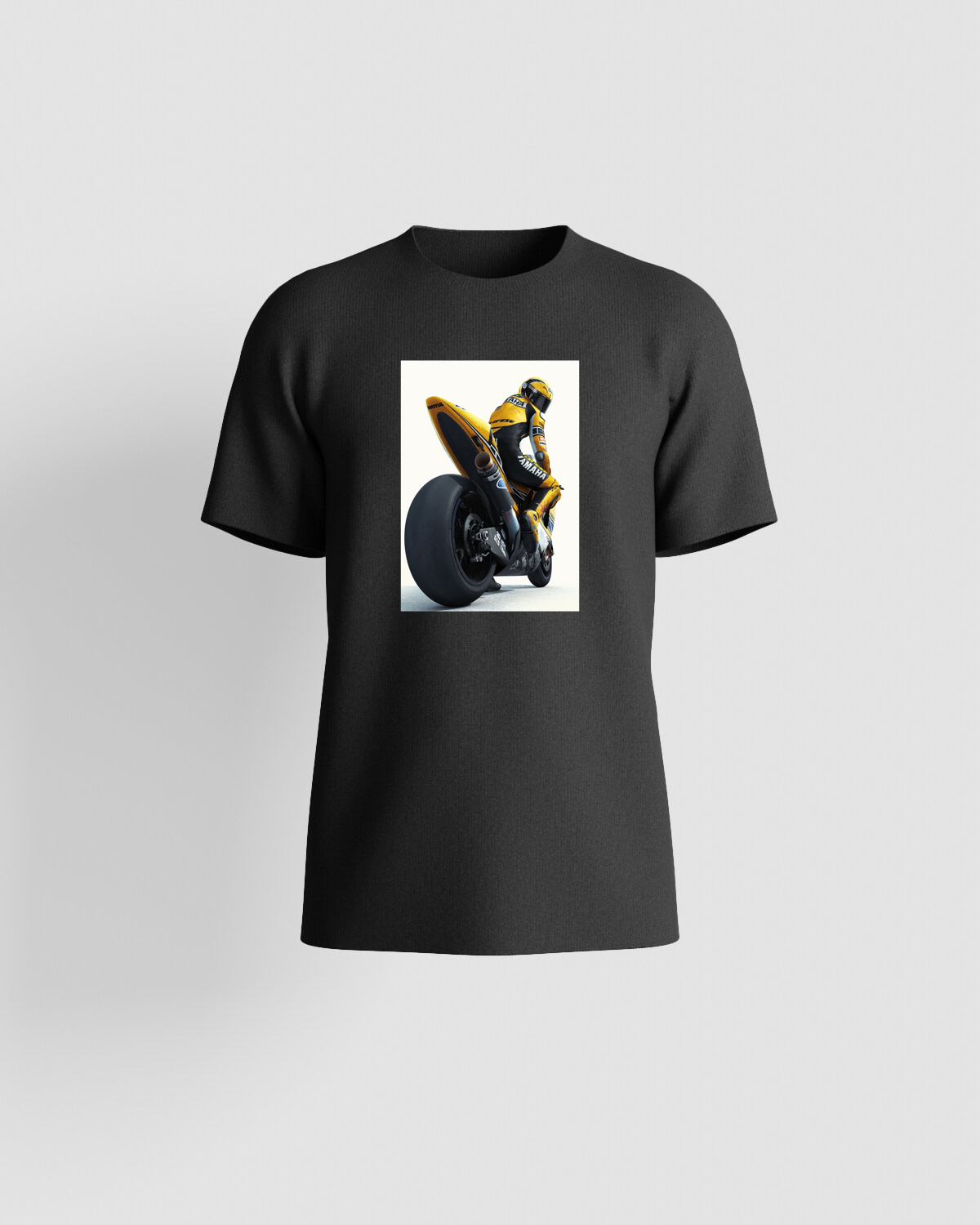Premium T-shirt with motorcycle rider