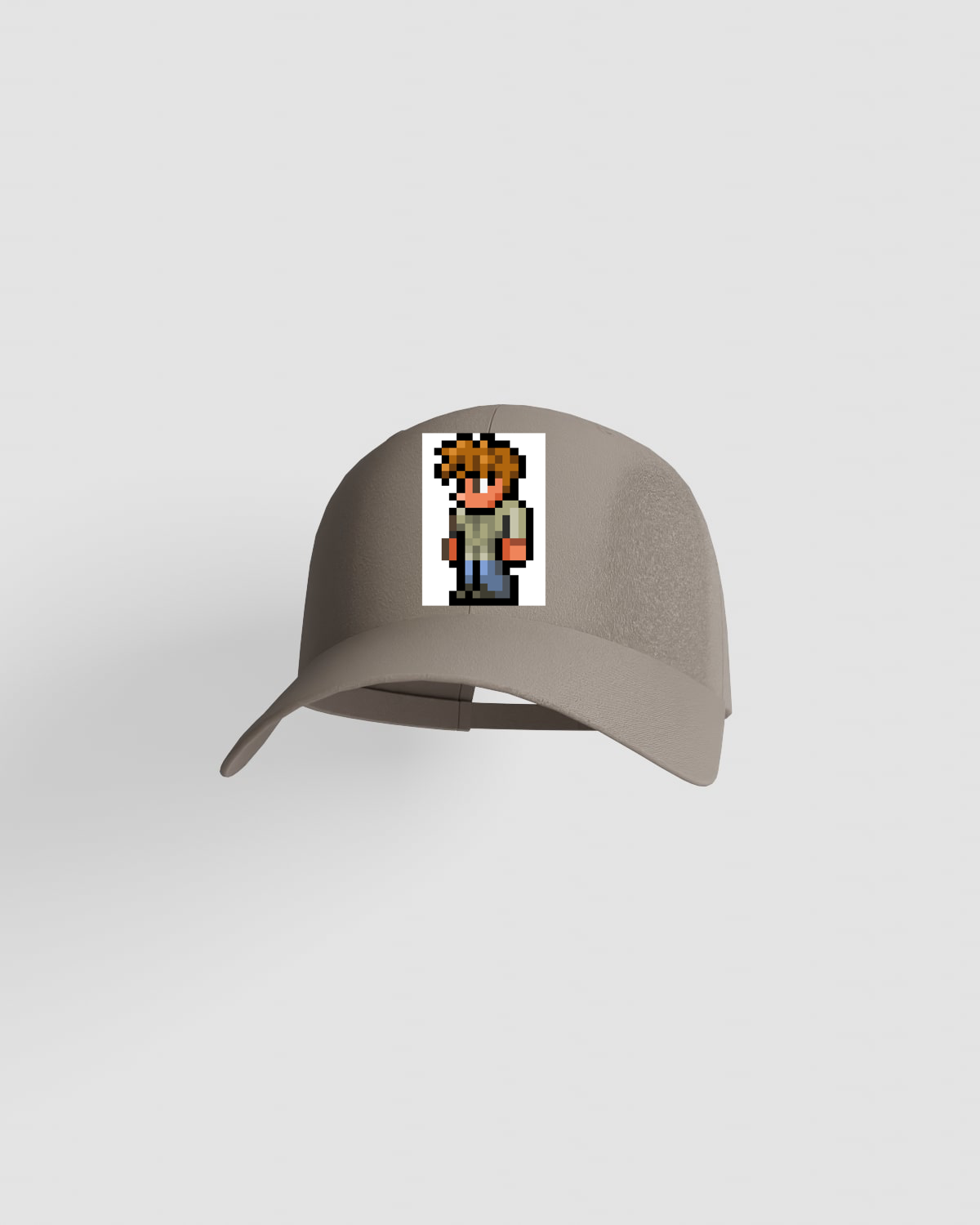 Caps with pixel art Minecraft Steve 0