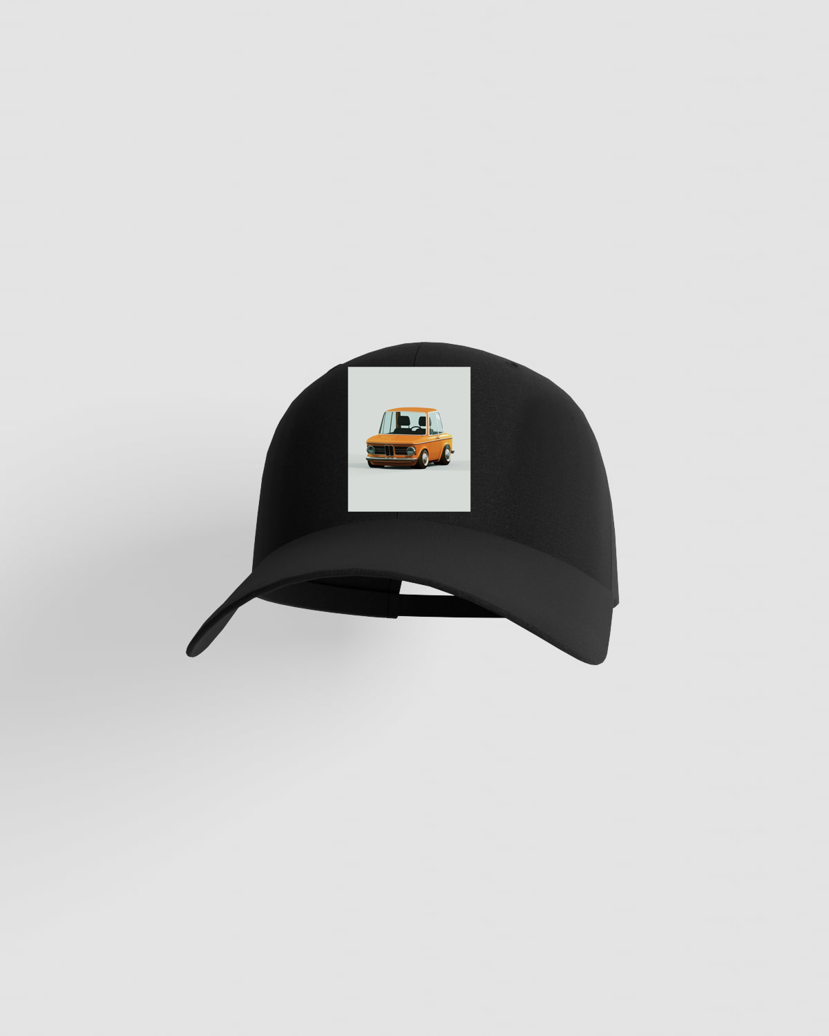 CAPS with orange car graphic 0