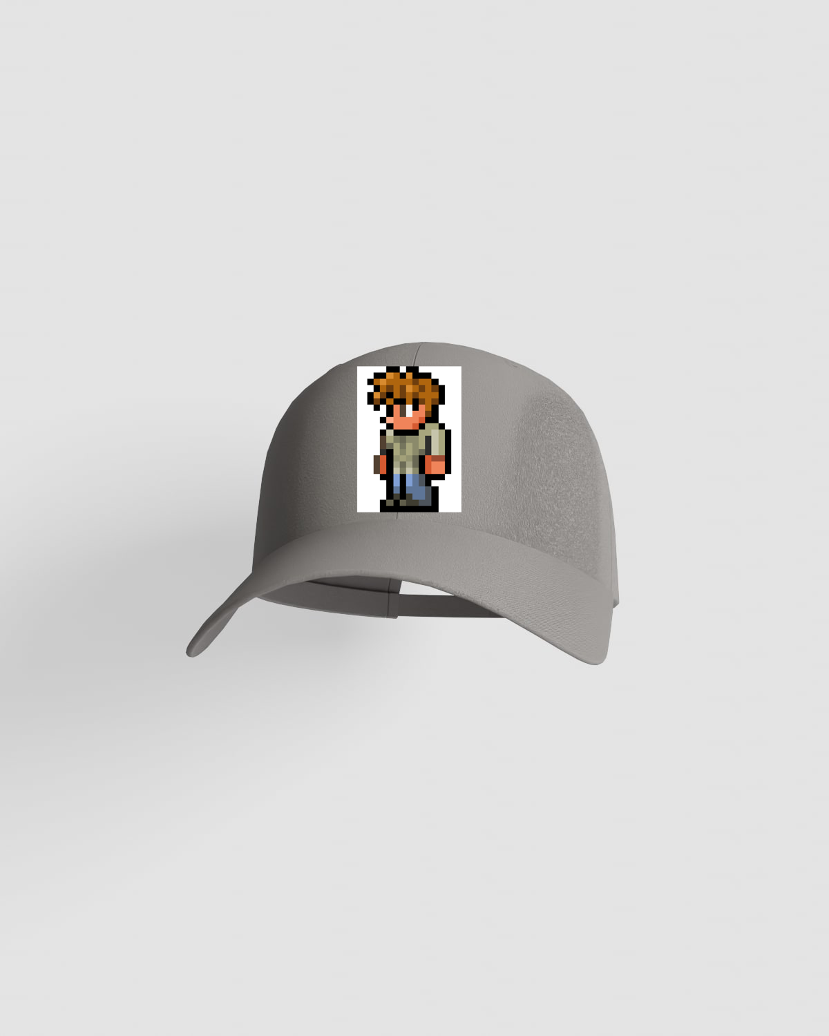 Cap featuring Minecraft Steve Pixel Art