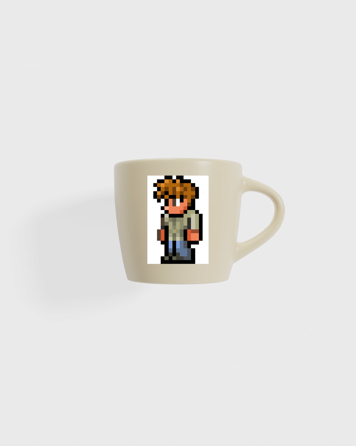 MUG with pixel art Minecraft Steve