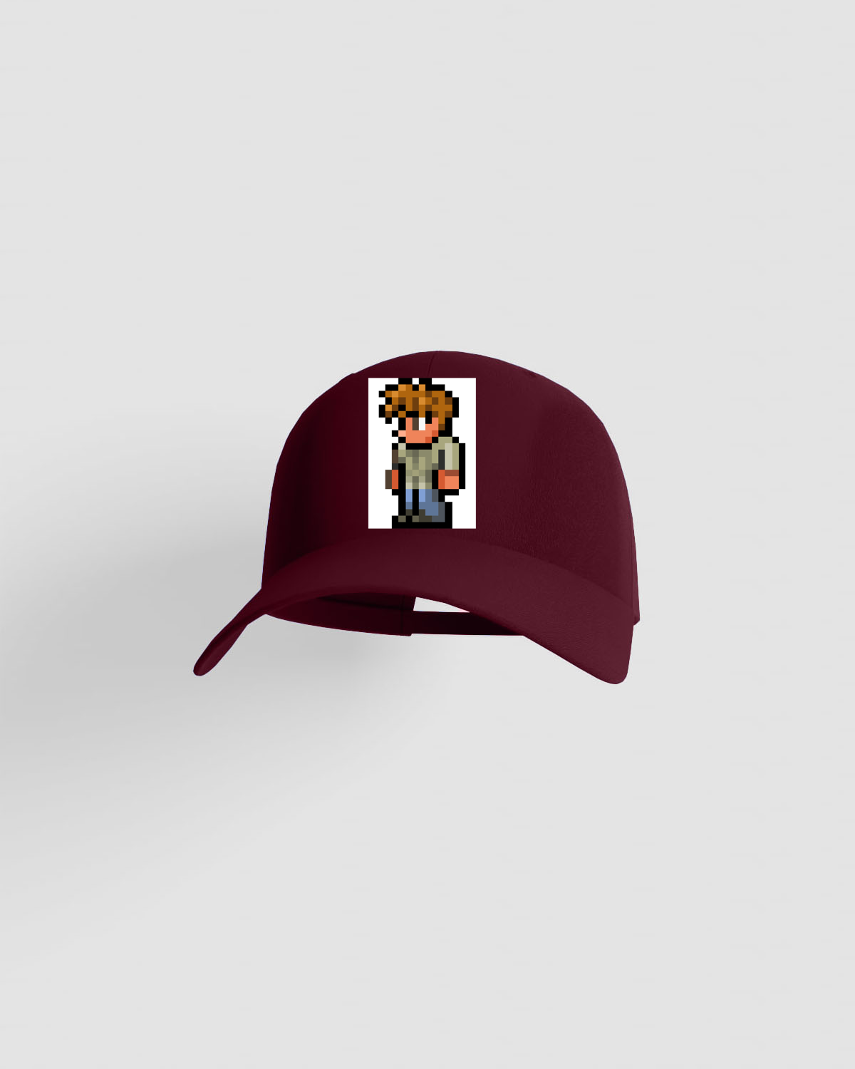 Premium Caps with Minecraft Steve Pixel Art 0