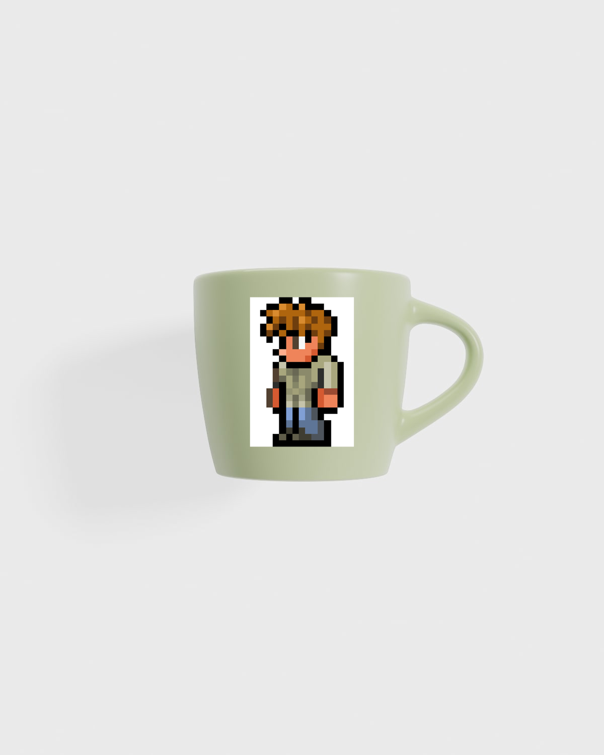 MUG with pixel art Minecraft Steve