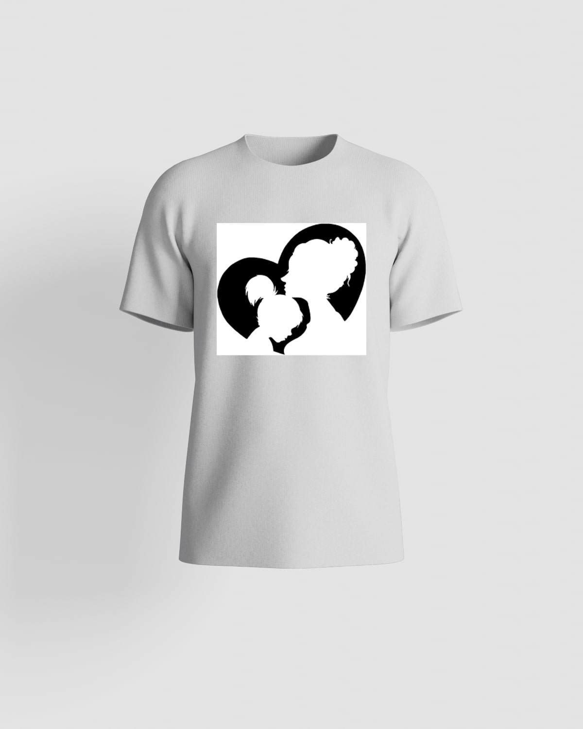 T-SHIRTS black and white logo