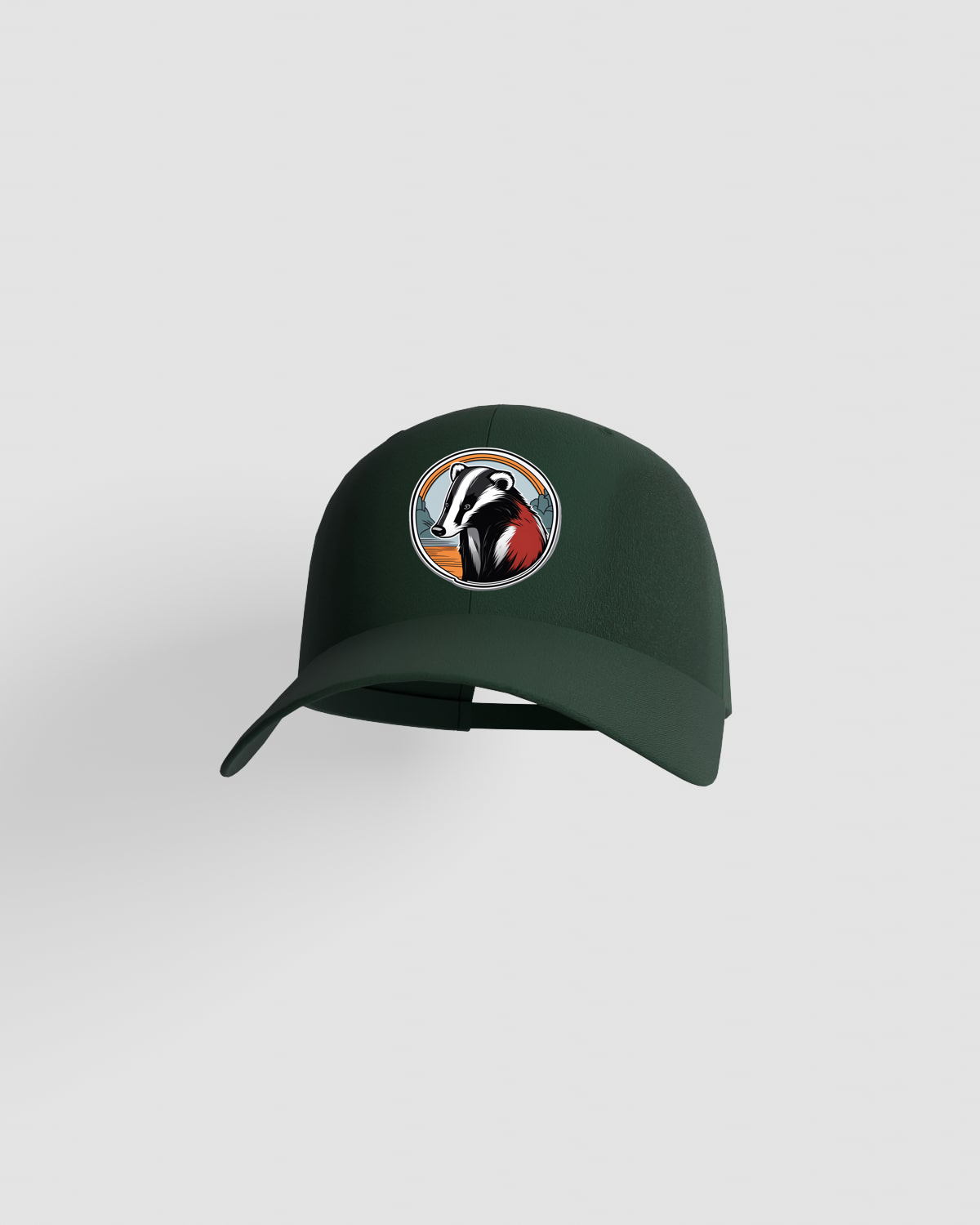 Cappellino Verde a 5 Pannelli in Cotone con Chiusura a Velcro 59