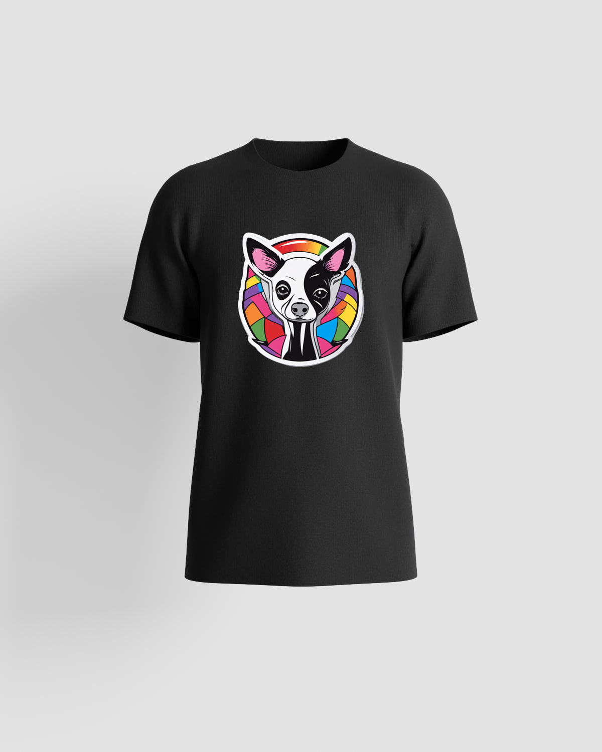 T‑shirt nera con design grafico unico 59
