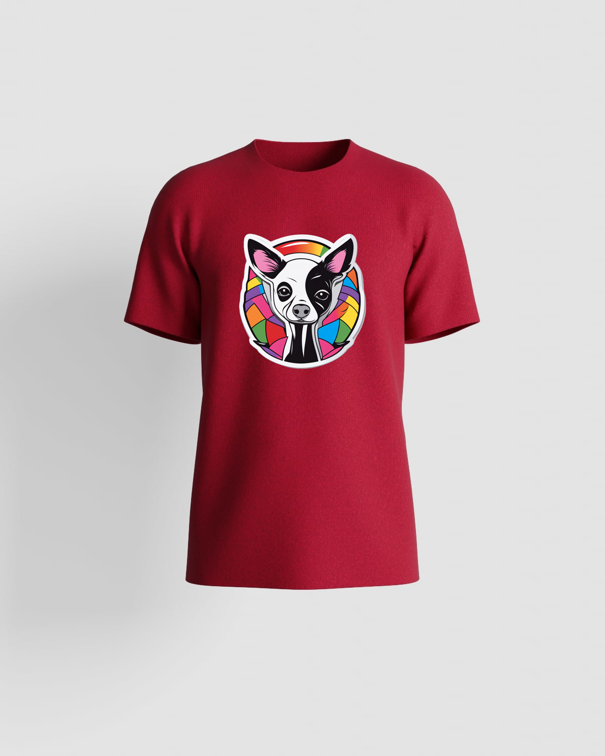 Maglietta rossa Classic Crew Neck 59