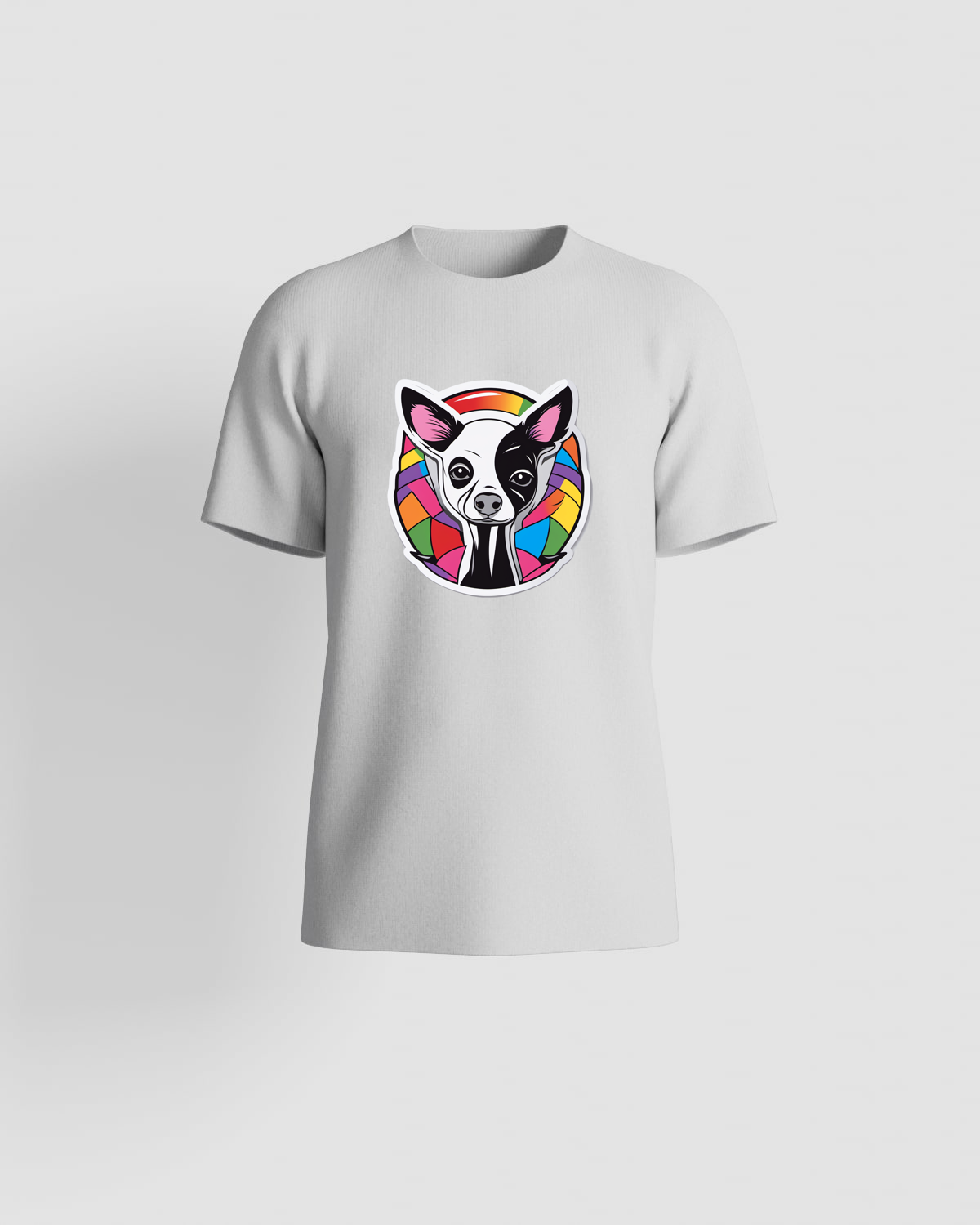 T-Shirt bianca – Superficie liscia pronta per la stampa 59