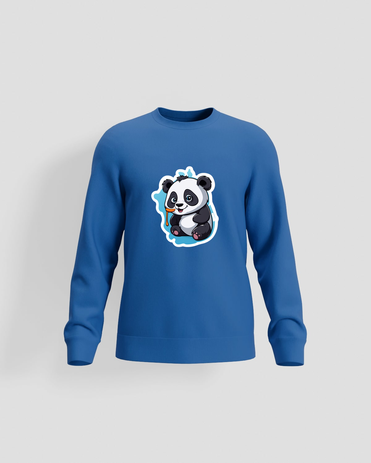 Felpa Unisex Blu 100% Cotone 59