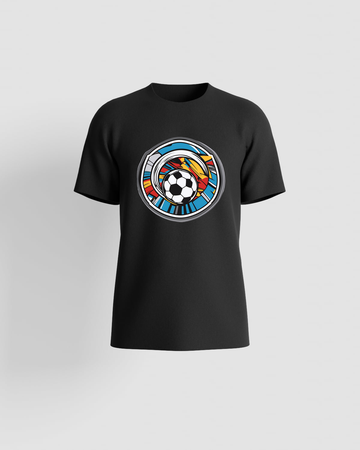T-Shirt Nero con grafica unica 59