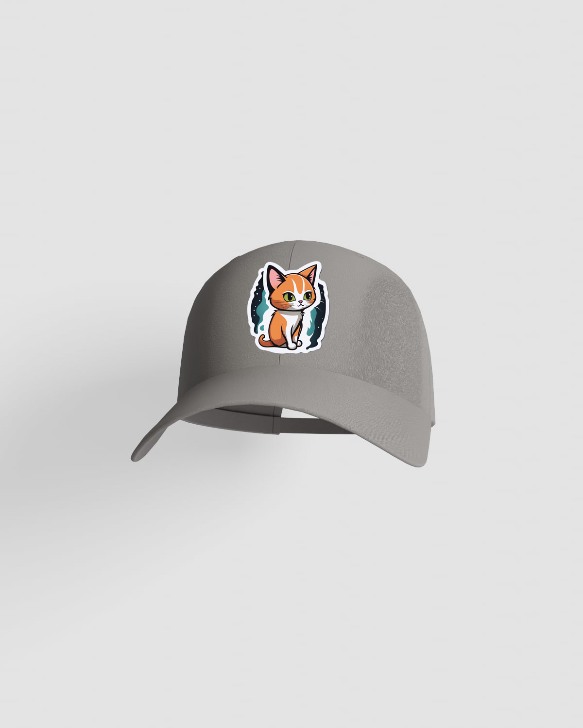 Cappellino grigio con chiusura a velcro 59