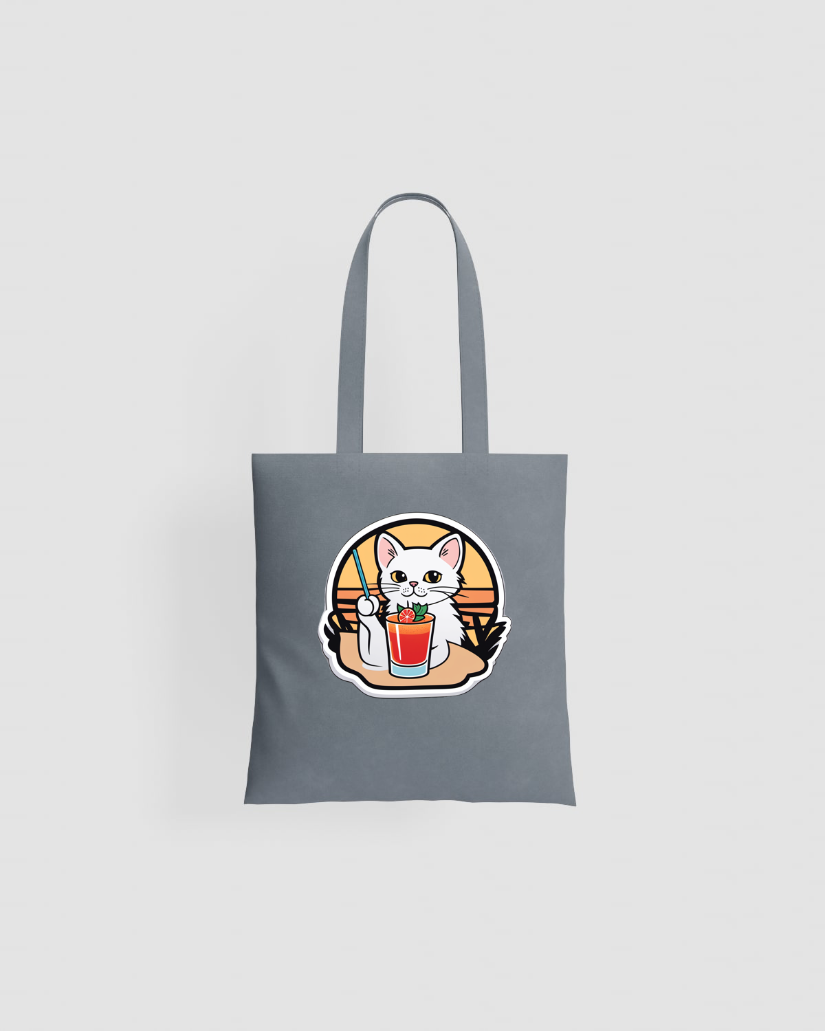 Premium Cotton Tote Bag con Manici Lunghi 59