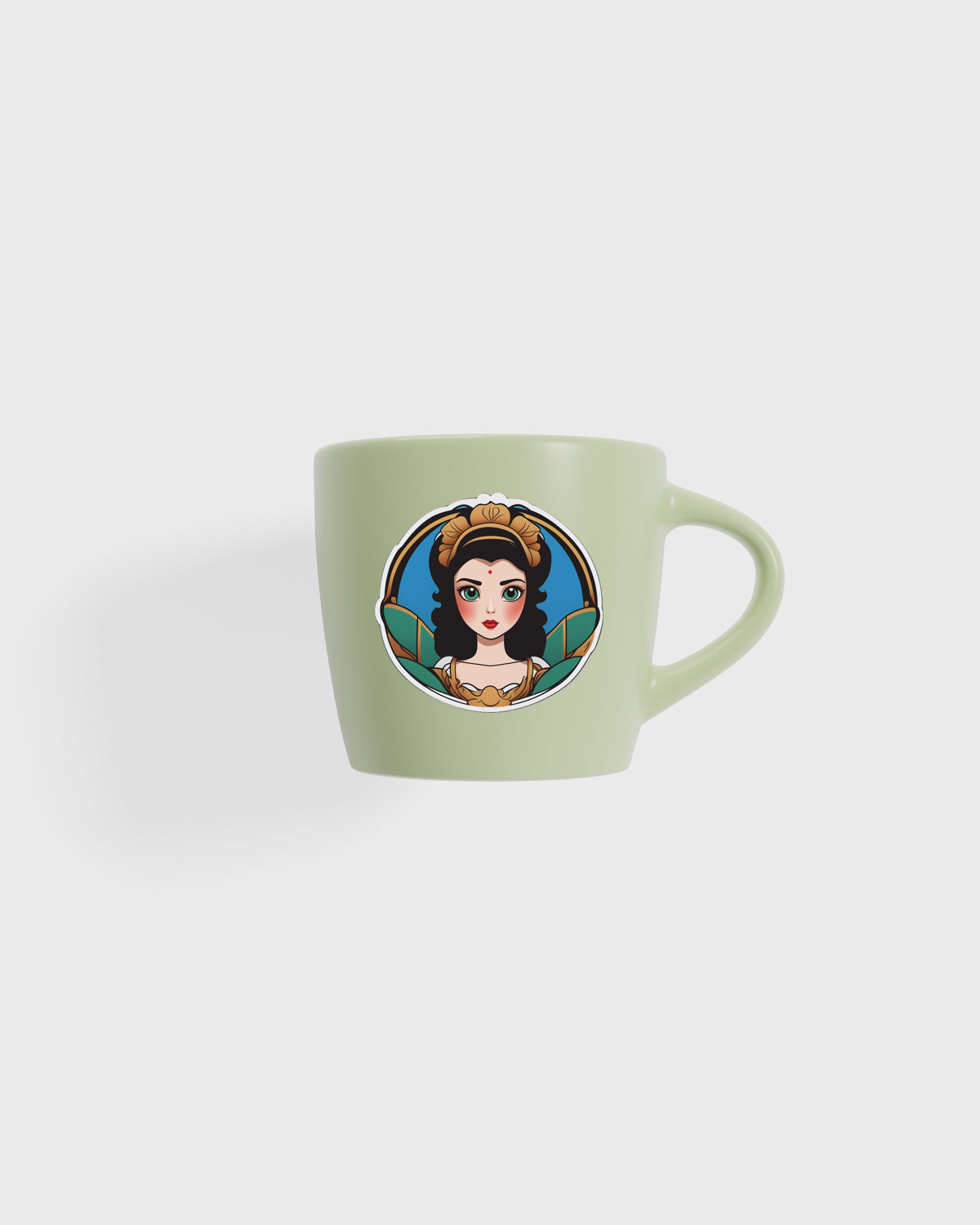Tazza in ceramica opaca con interno lucido per caldo e freddo 59