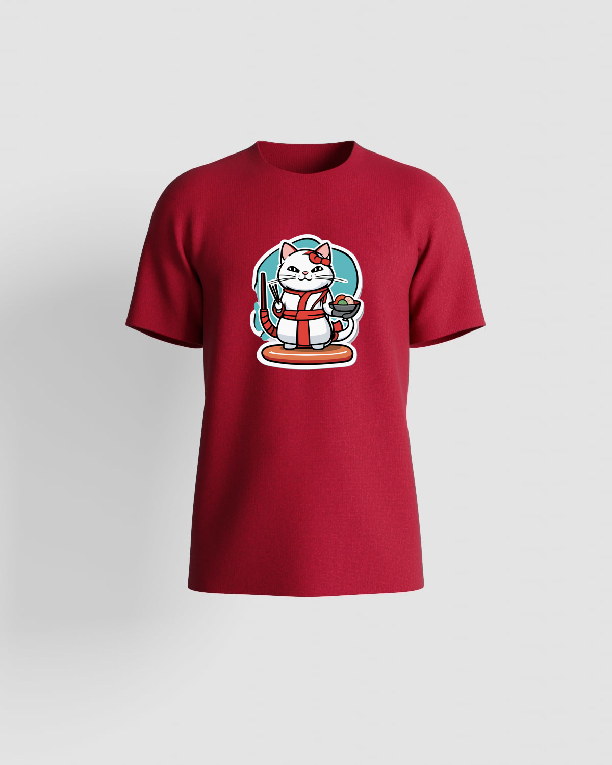 T-Shirt Organica Rossa – Comfort Morbido e Sostenibile 59