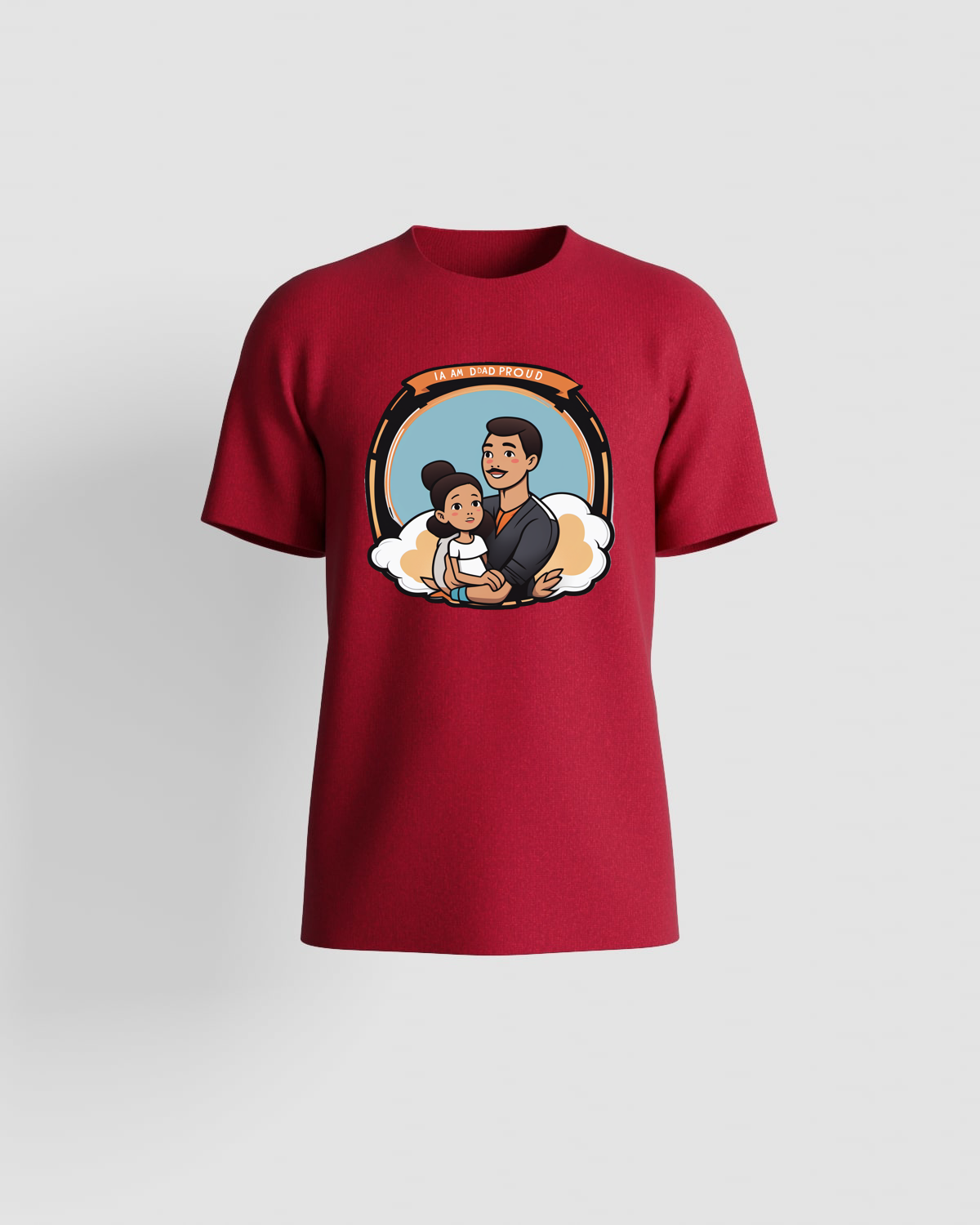 T-Shirt rossa con design grafico audace 59