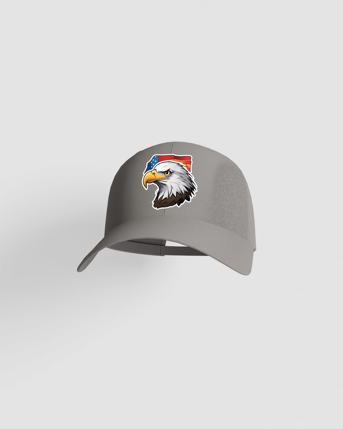 Cappellino Grigio con Chiusura a Velcro Regolabile 59