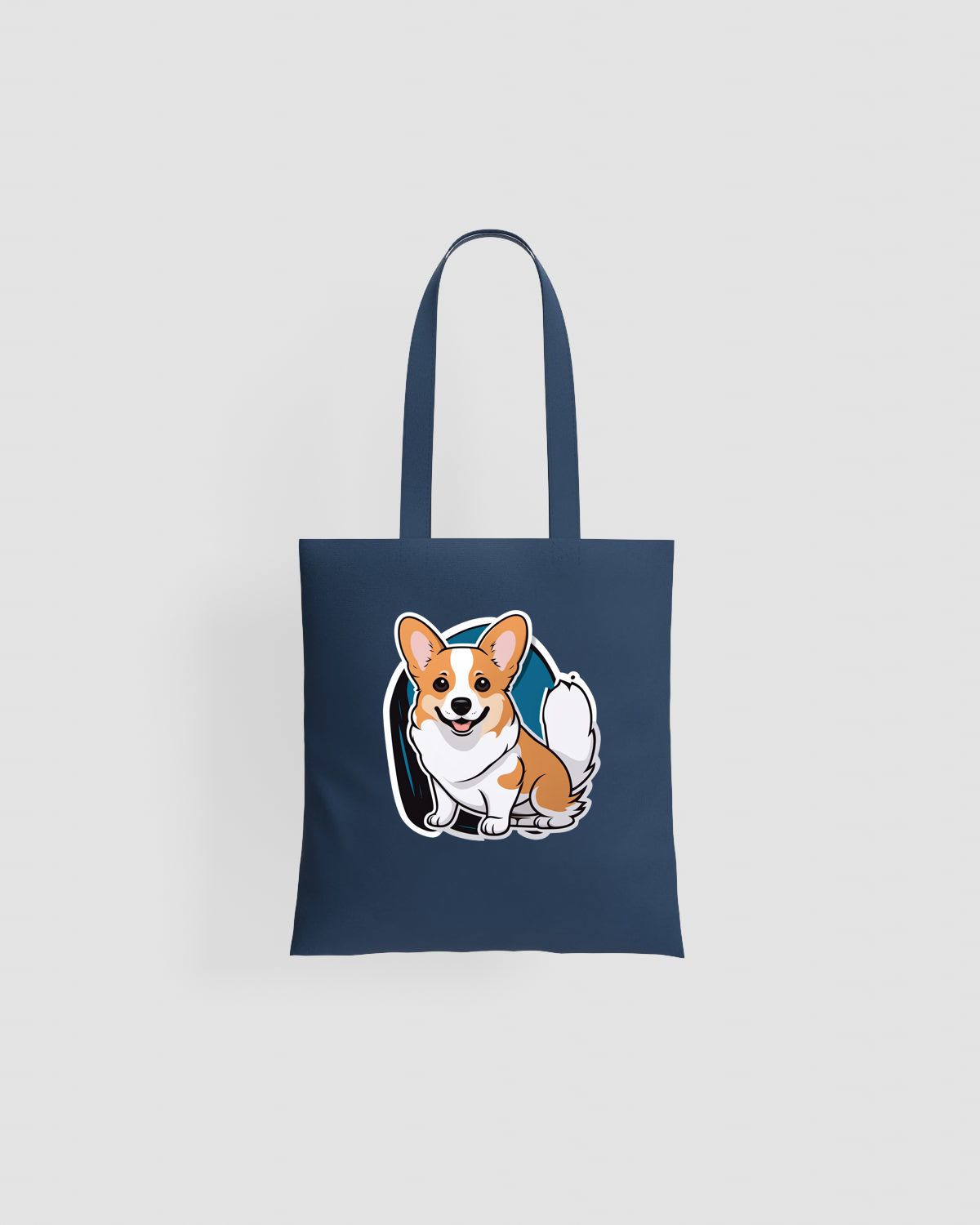 Tote Bag in Cotone Premium con superficie di stampa liscia 59