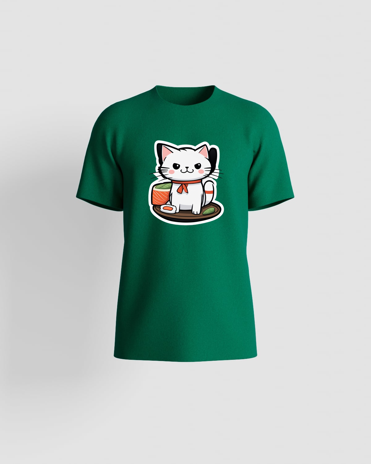 T-Shirt Verde Taglio Moderno Cotone Organico 59