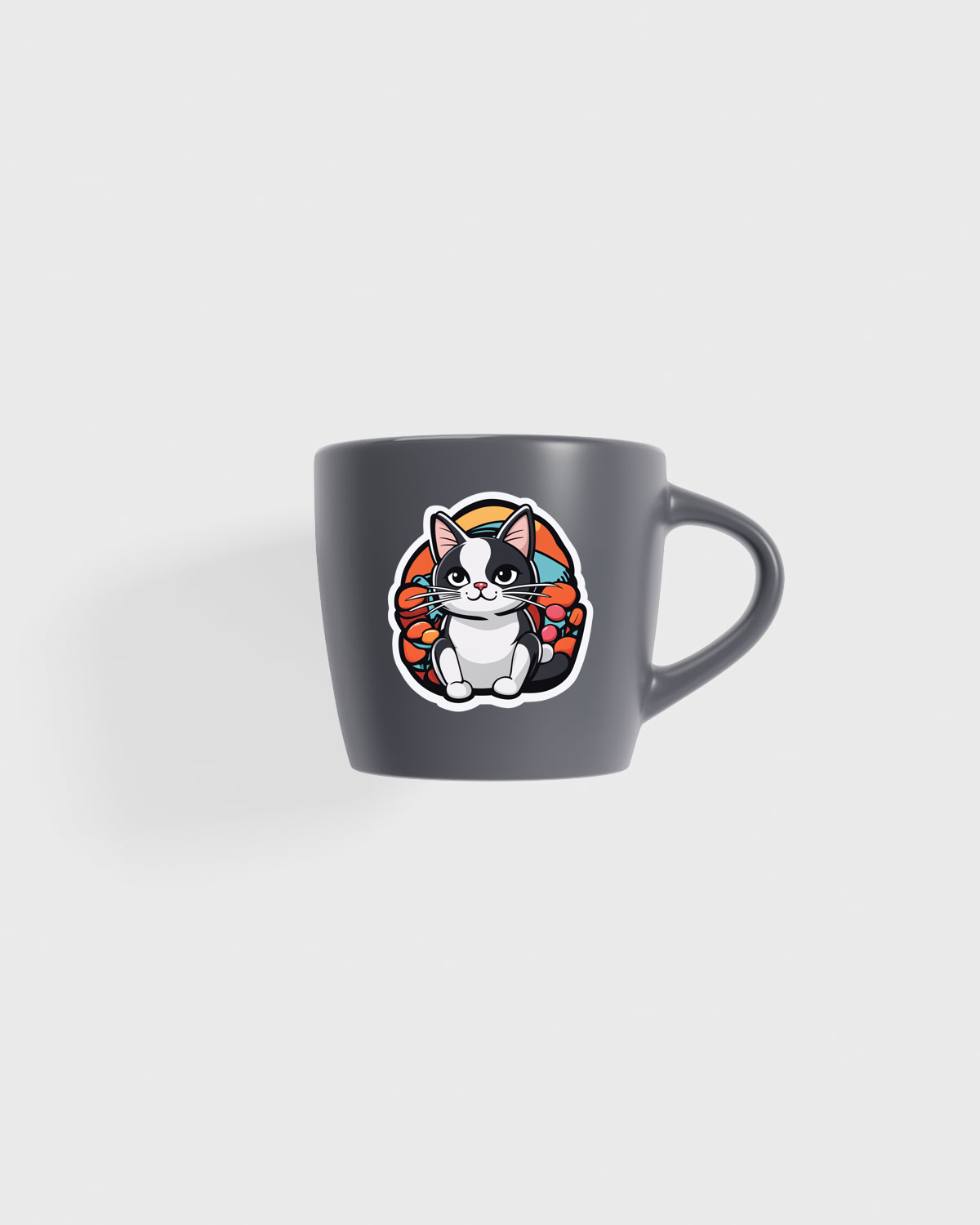Tazza di ceramica versatile di alta qualità, adatta a caldo e freddo, con finitura opaca 59