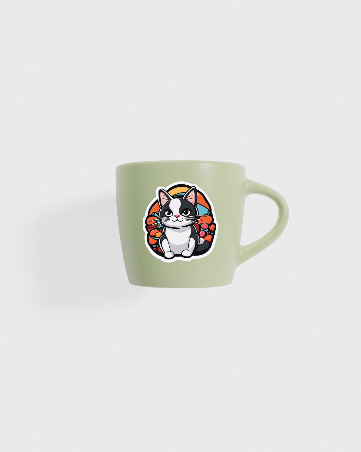 Tazza di ceramica con esterno opaco e interno lucido 59