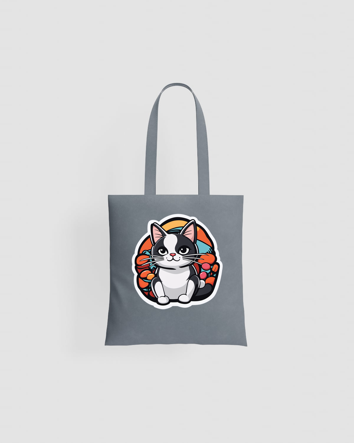 Tote Bag in cotone resistente con superficie di stampa liscia 59
