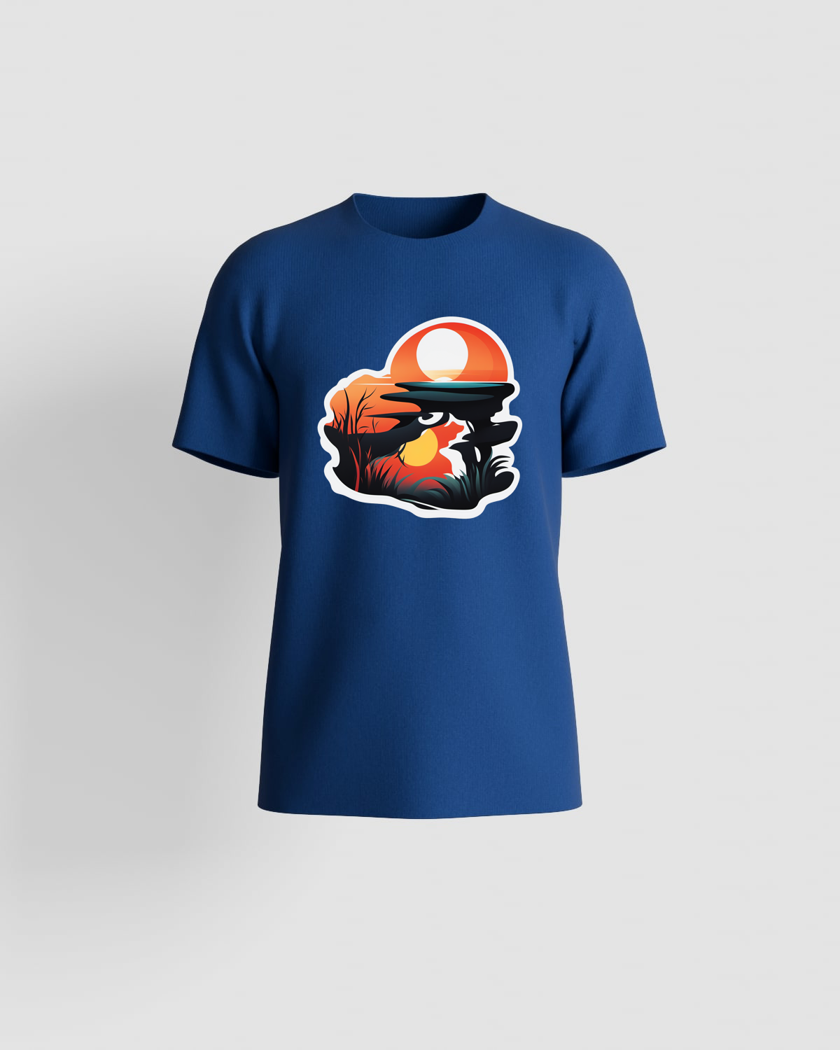 T-shirt personalizzabile 100% Cotone Unisex Blu 59