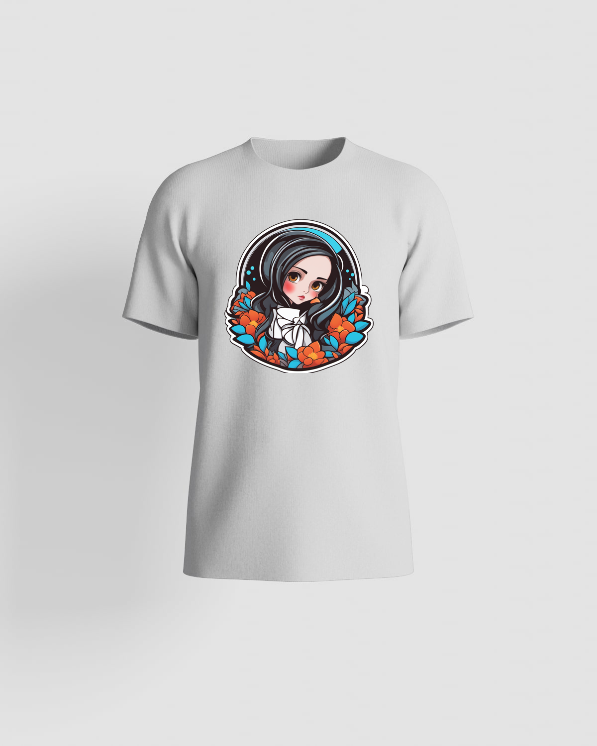 T‑shirt bianca Eleganza semplice 59