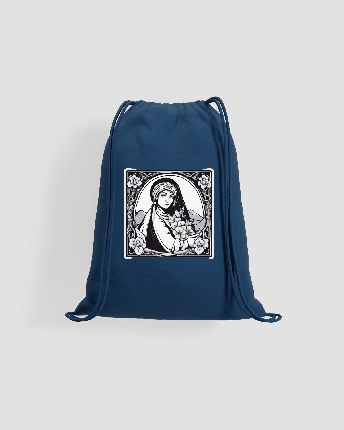 Sacca personalizzabile in materiale riciclato Blu 59