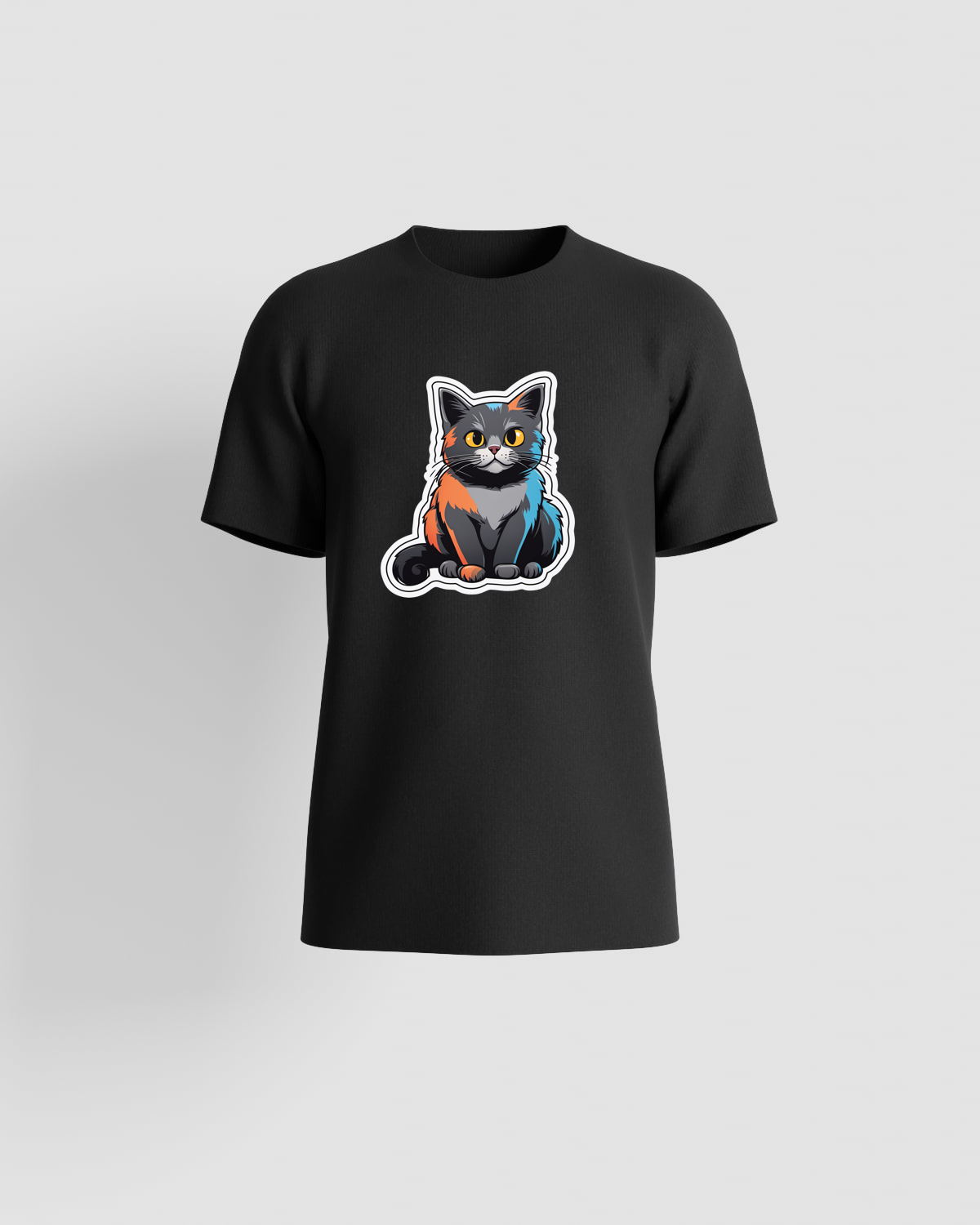 T-Shirt nera – Tessuto liscio, taglio moderno 59