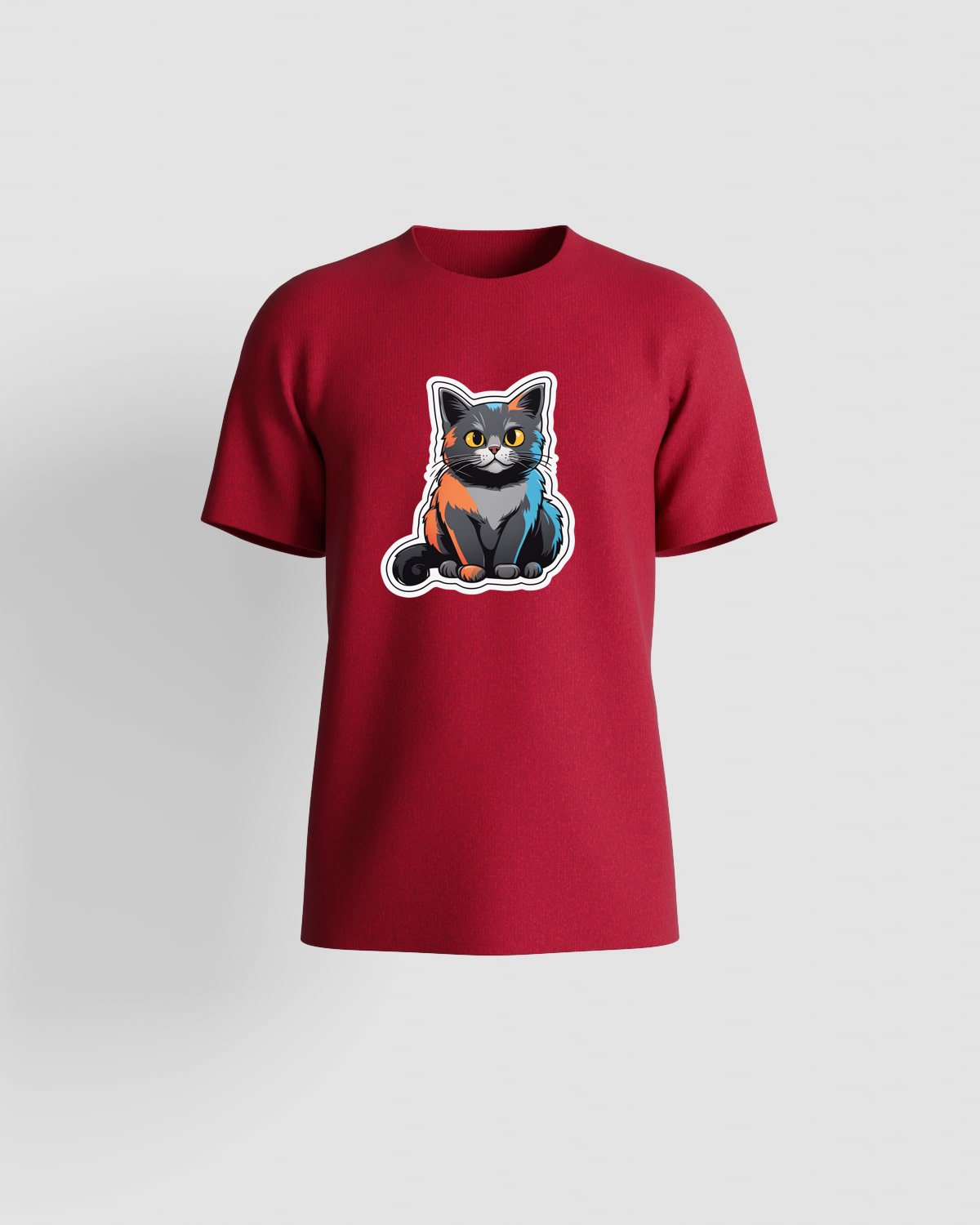 T-Shirt rossa – 100% cotone organico, taglio moderno 59