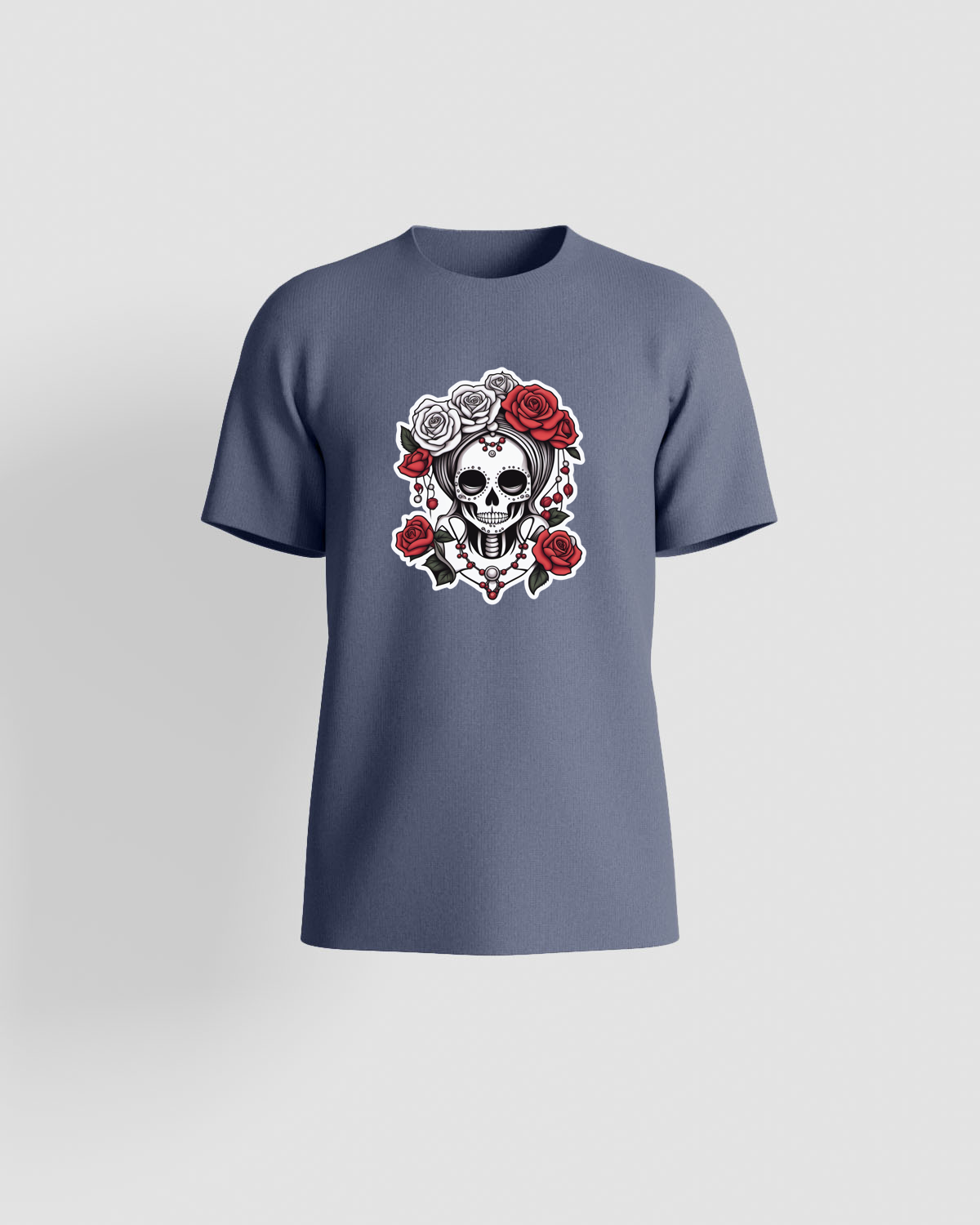 Blu Grigio Premium T-Shirt – Cotone Organico 59