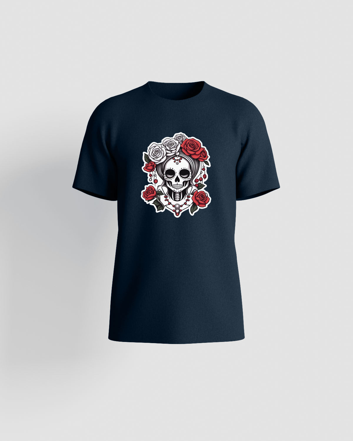 T-Shirt Premium Navy, 100% Cotone Organico, Maniche Corti, Collo Giro 59
