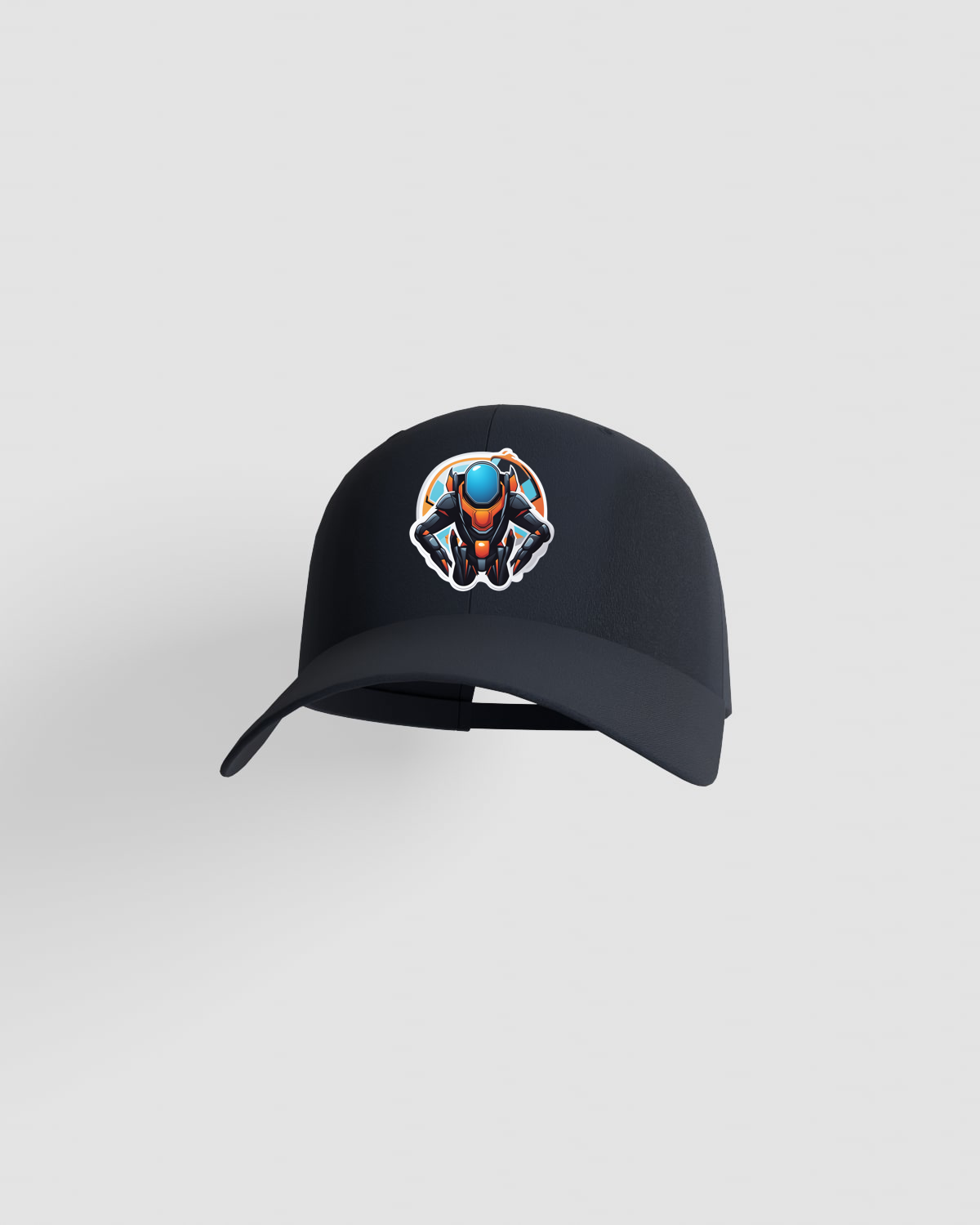 Cappellino Navy 5-Panel in Cotone con Velcro 59