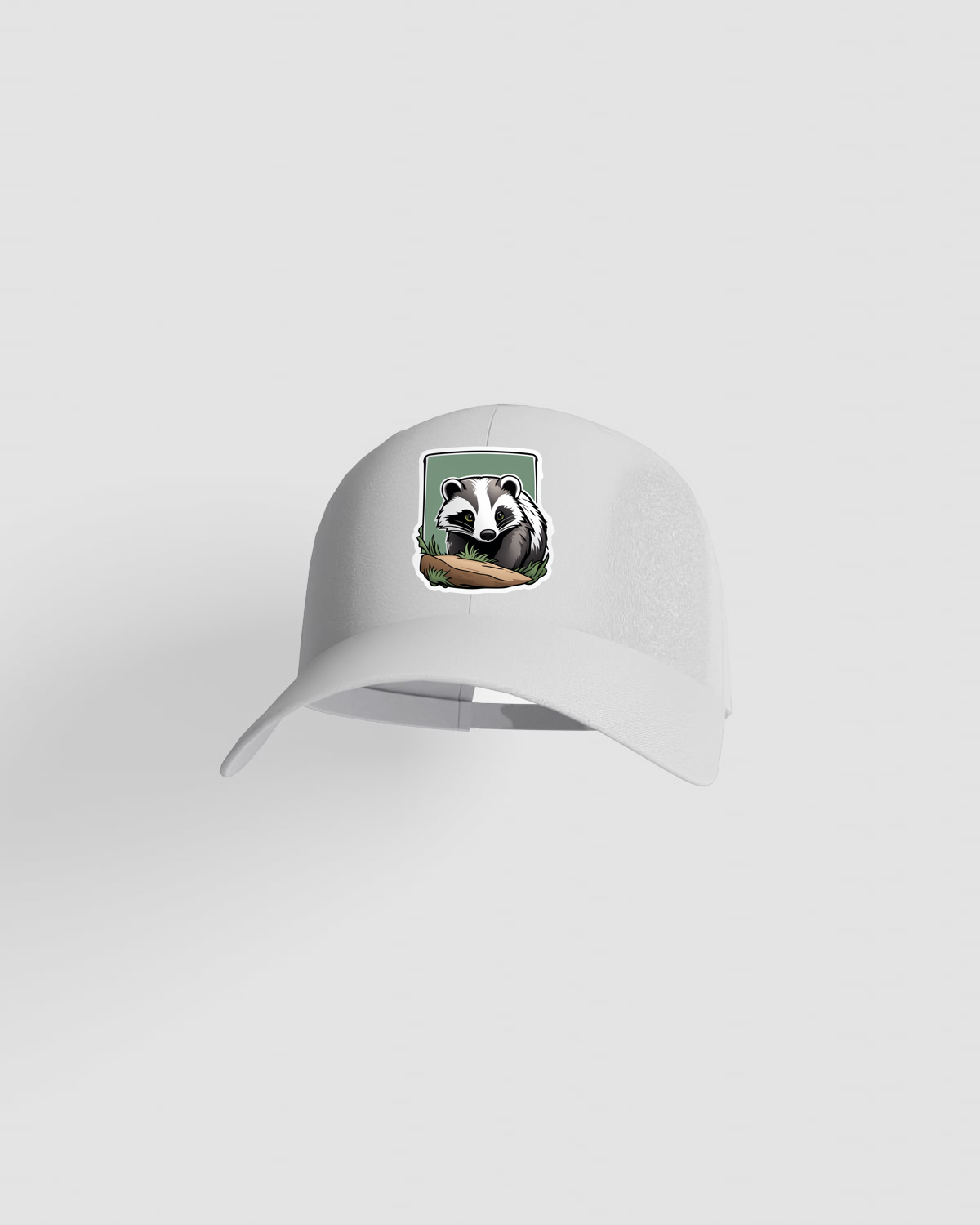 Cappellino bianco con chiusura a velcro regolabile 59