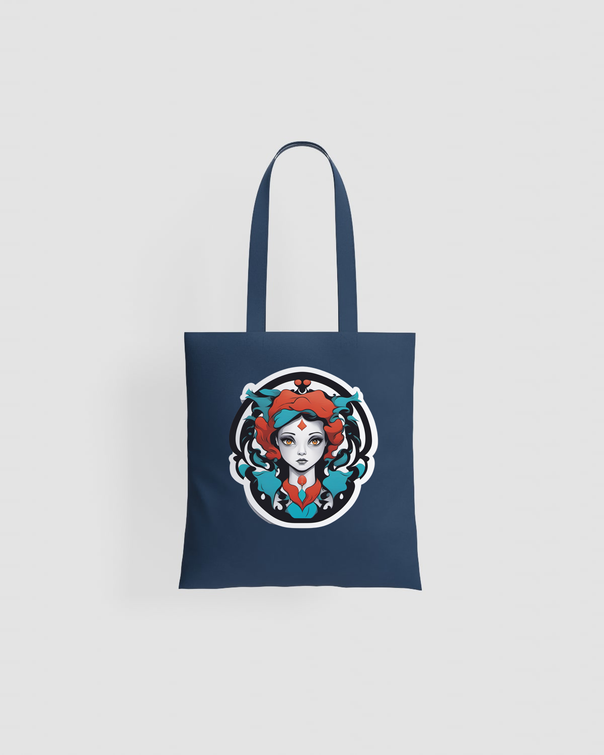 Premium Cotton Tote Bag con manici da 67 cm 59
