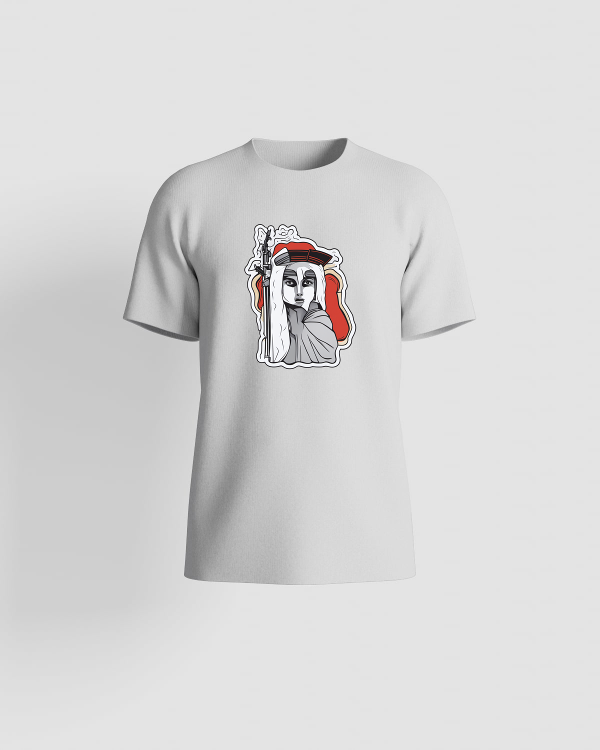 T-Shirt bianco eco‑sostenibile taglia moderna 59