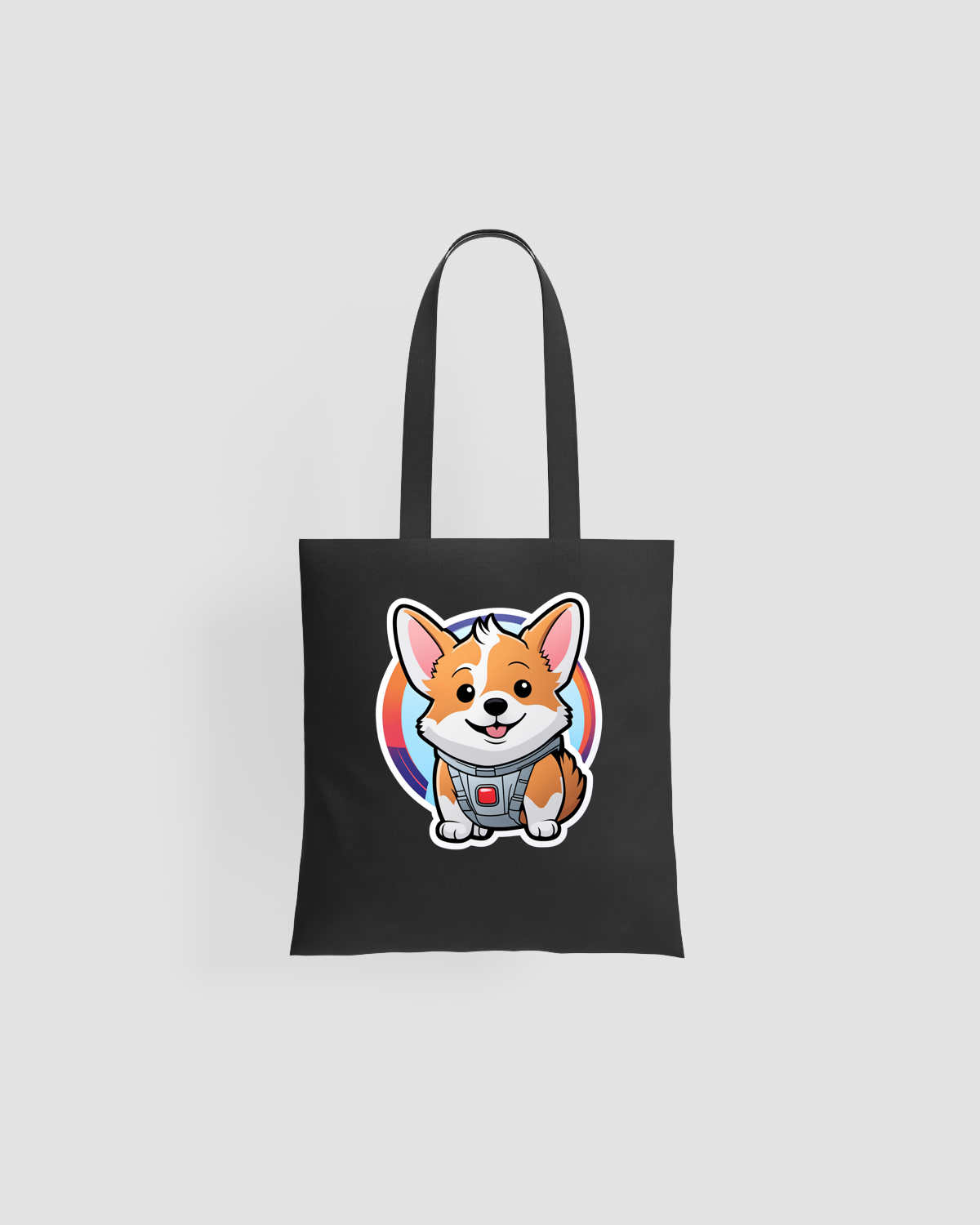 Tote Bag in cotone resistente con manici lunghi 59