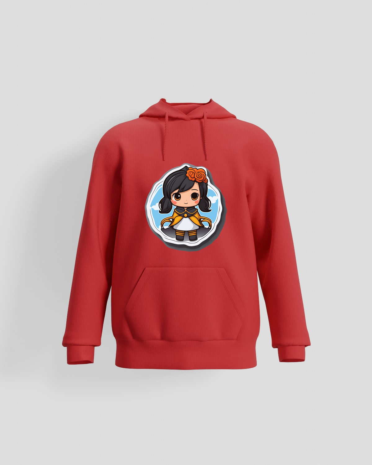  Maglia di Sweat organica con finitura rossa 59