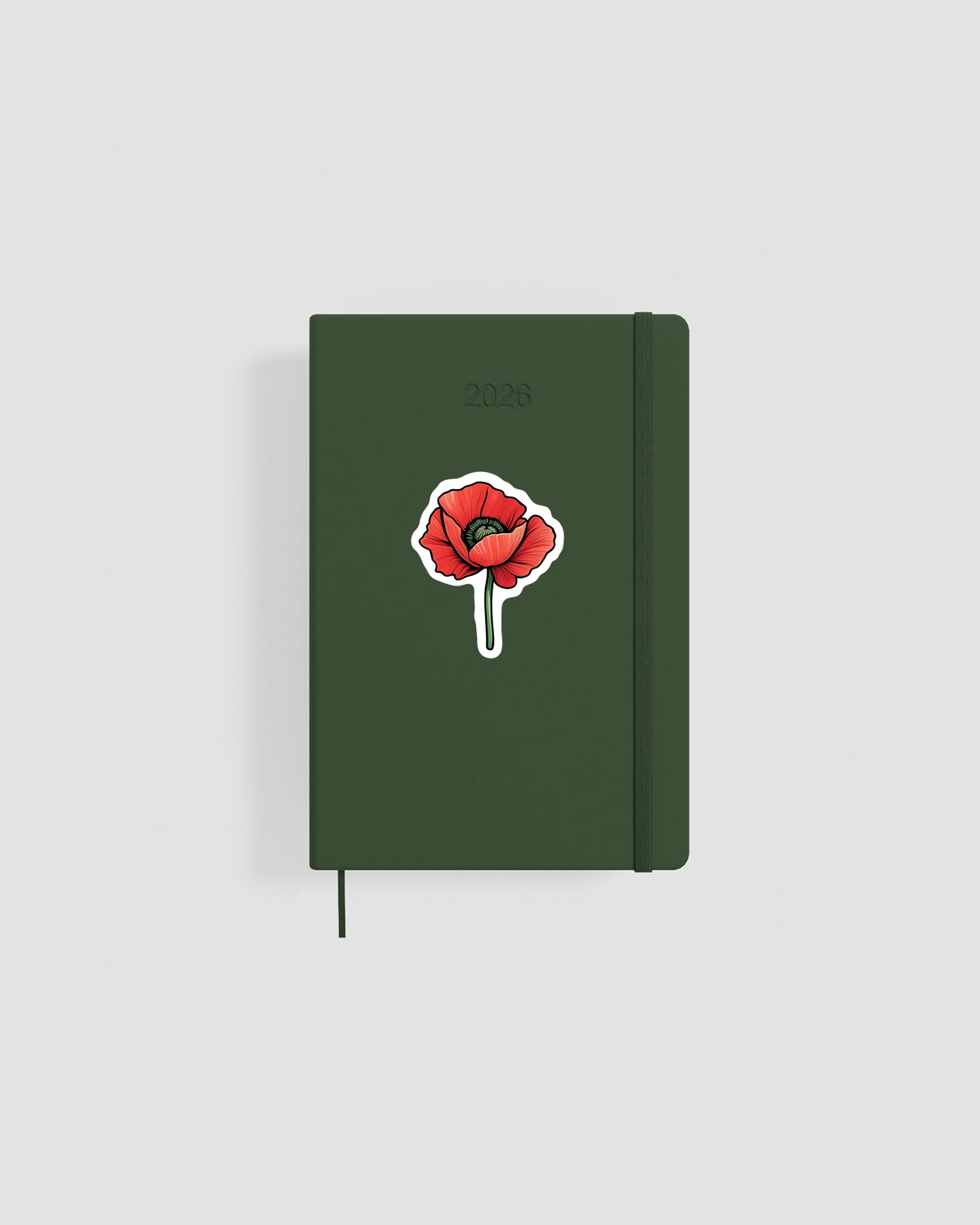 Agenda Giornaliera Personalizzabile con Design Floreale Audace