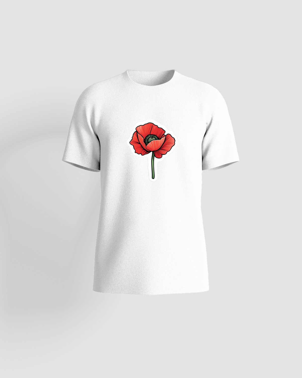 T-Shirt bianca premium con cotone eco‑sostenibile 59