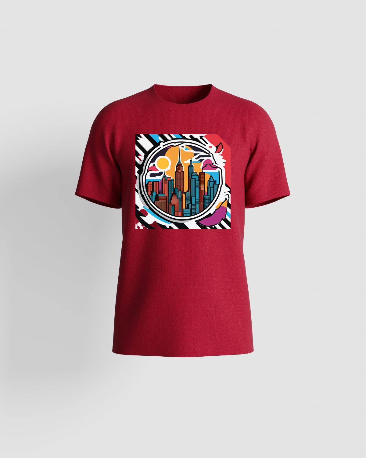 Maglietta Rossa – Taglia Classica, Cotone Ecologico 59