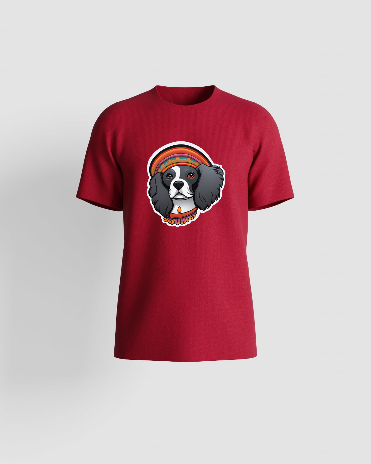 Maglietta Eco‑Sostenibile Rossa – Taglia Moderna, Cotone Organico 59