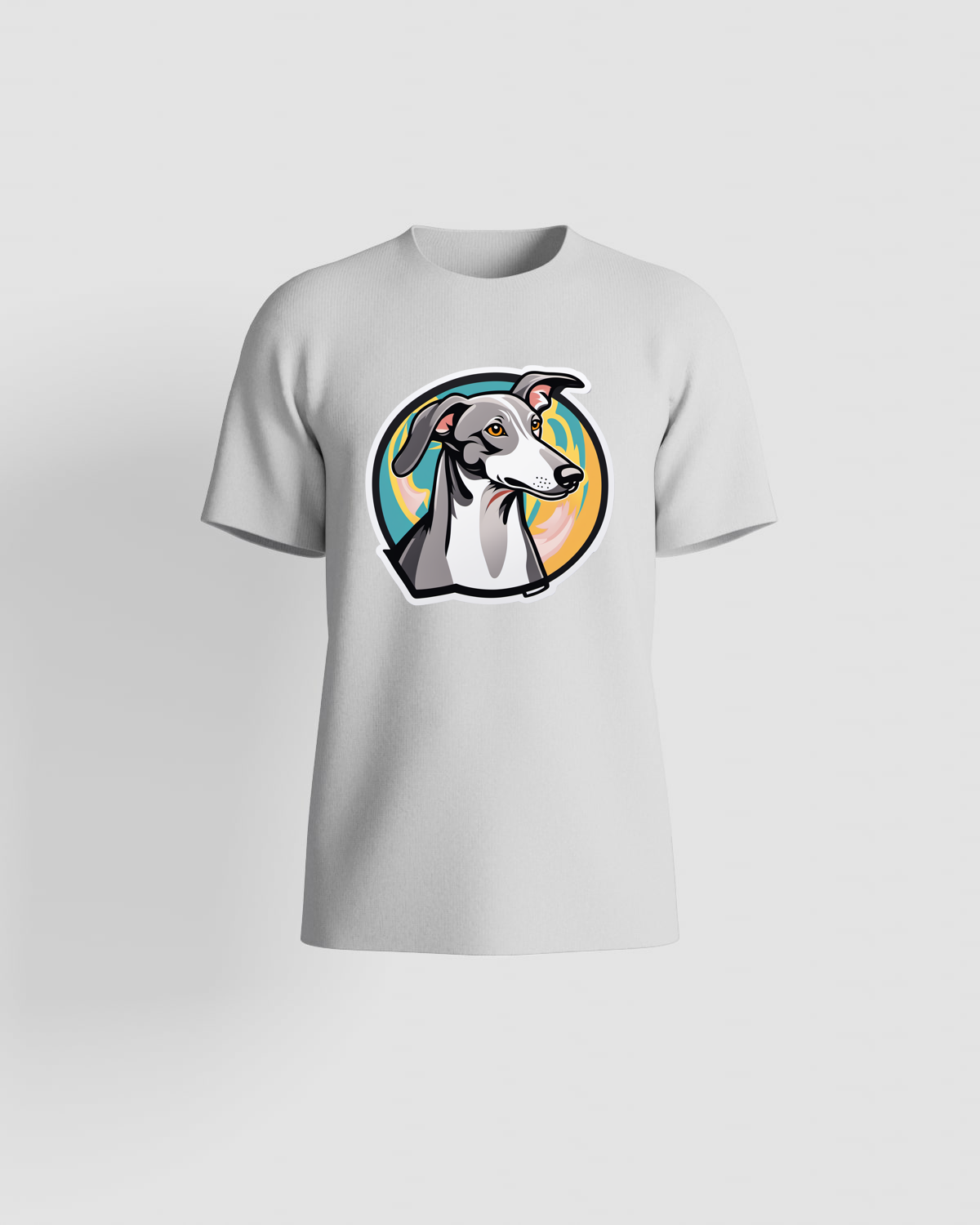 T-Shirt bianca con logo audace 59