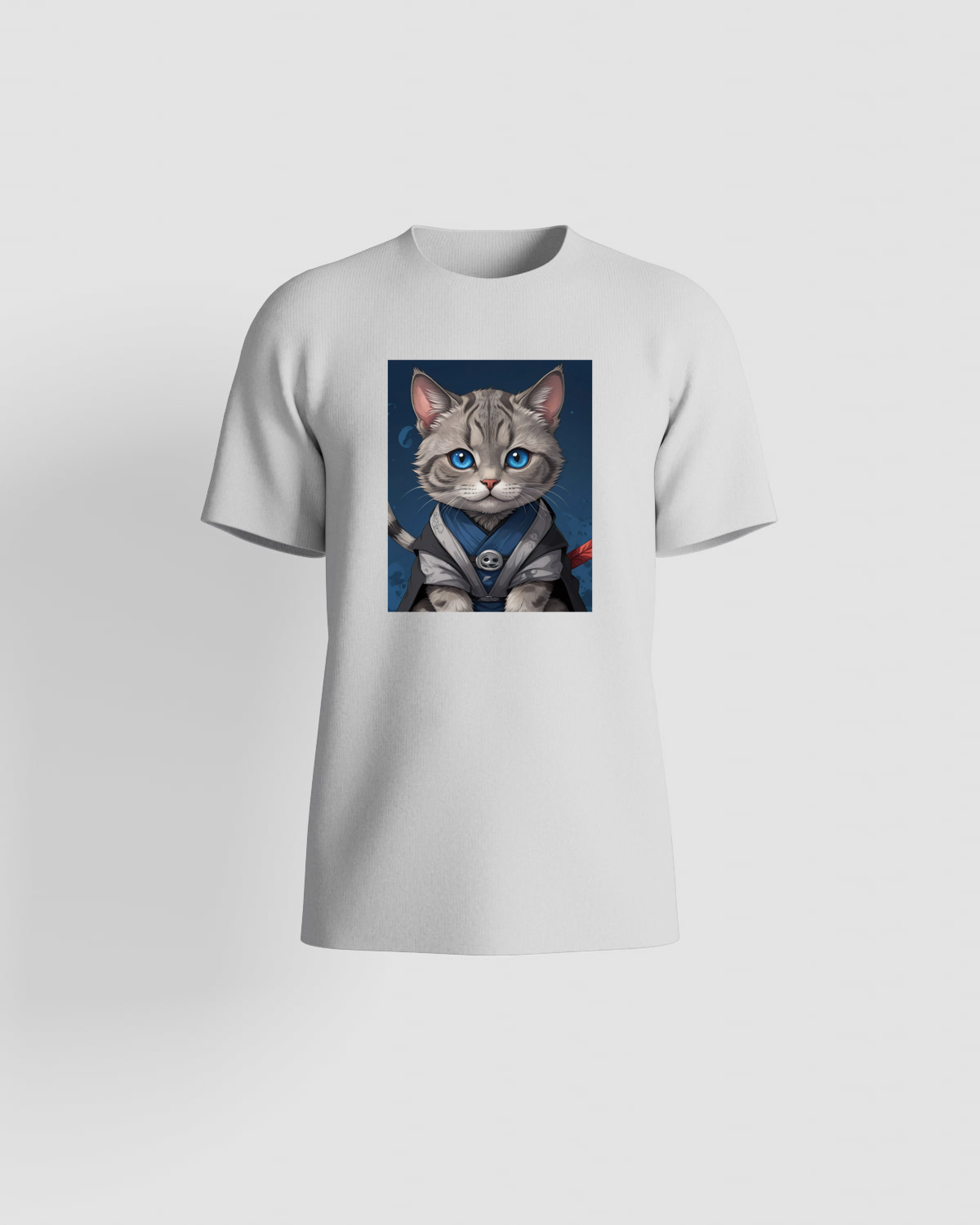 T-Shirt bianca – collo classico, cotone eco‑sostenibile 59