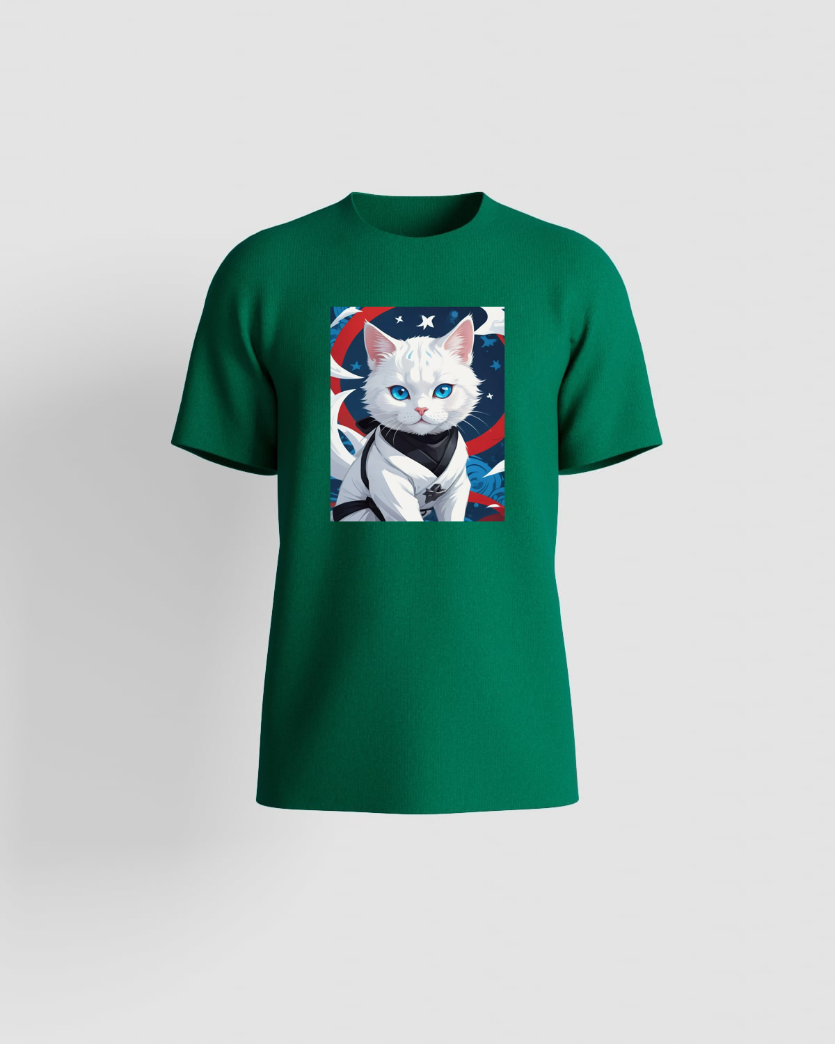 T‑shirt verde in cotone organico ecologico 59