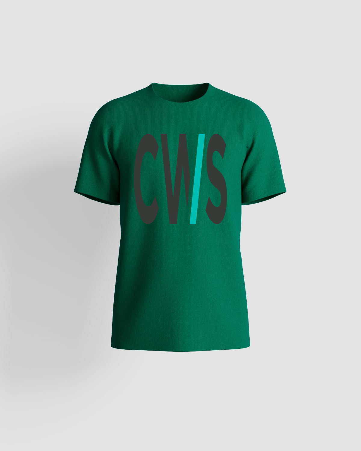 T-Shirt verde con stampa grafica audace 59