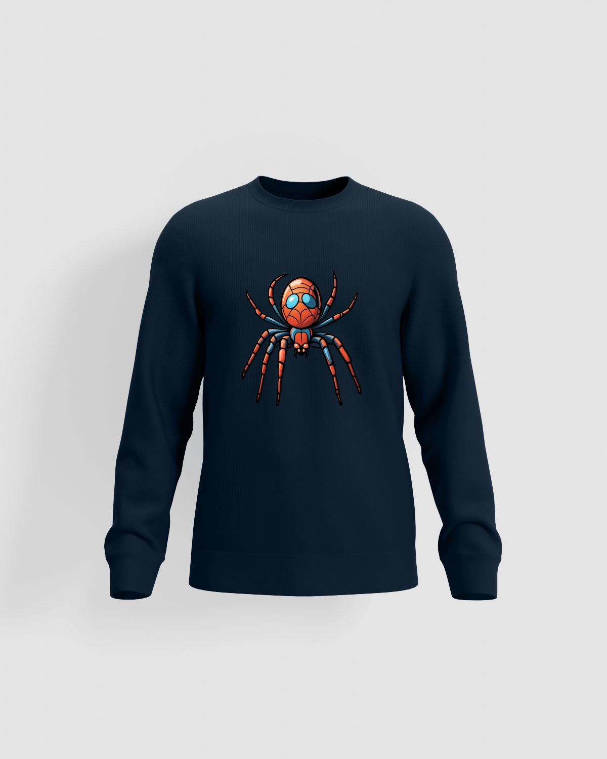  Maglia organica con finitura sciolta blu marino 59